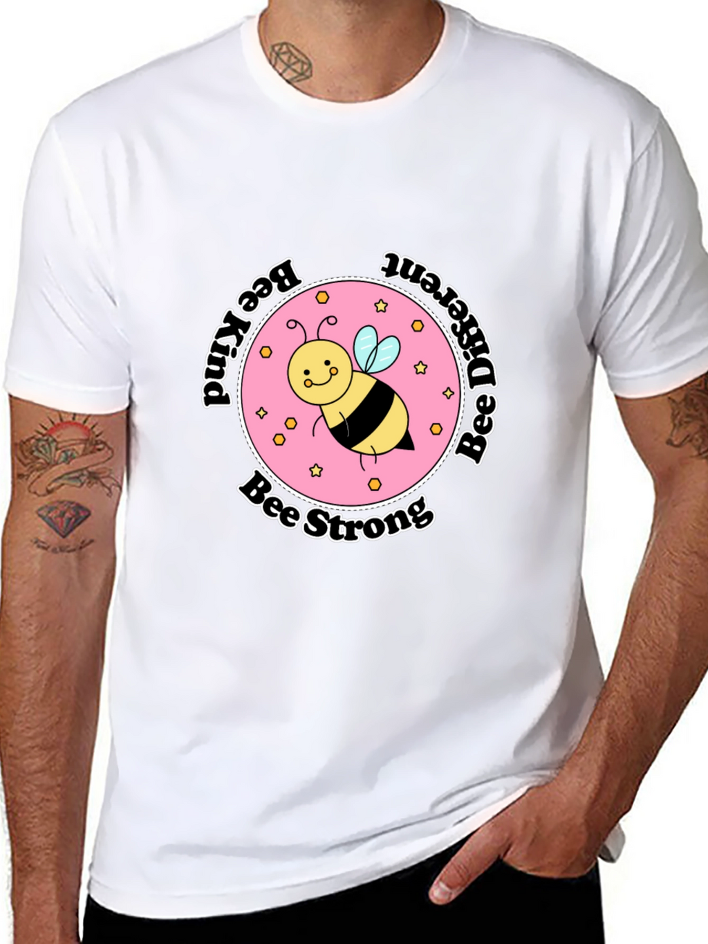 Camiseta Negra Bee Inspiradora