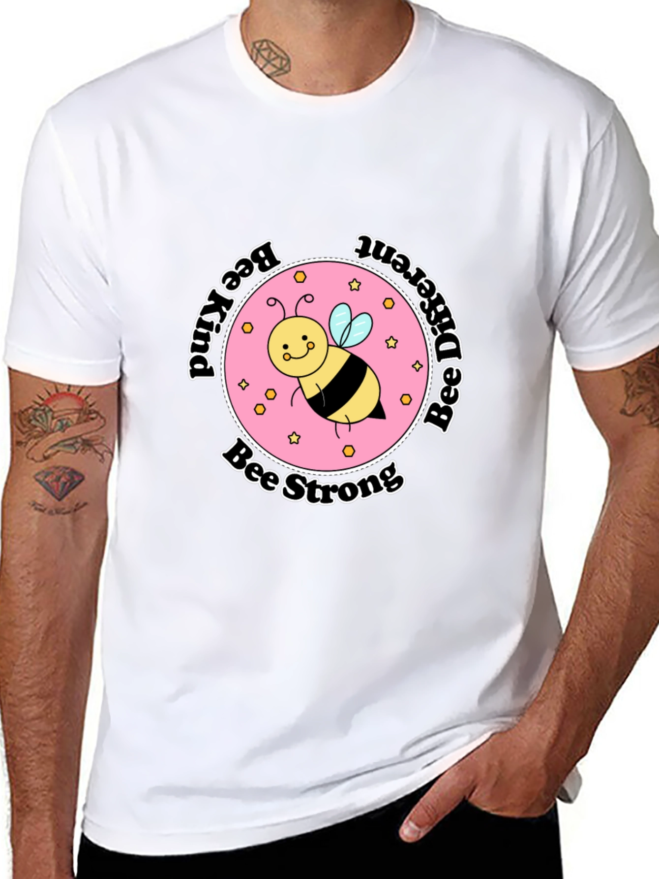 Camiseta Negra Bee Inspiradora