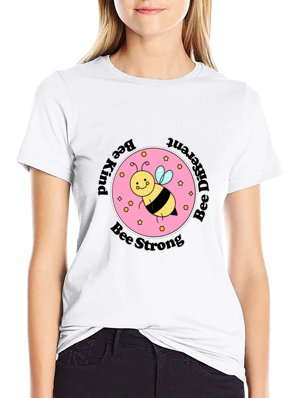 Camiseta Negra Bee Inspiradora