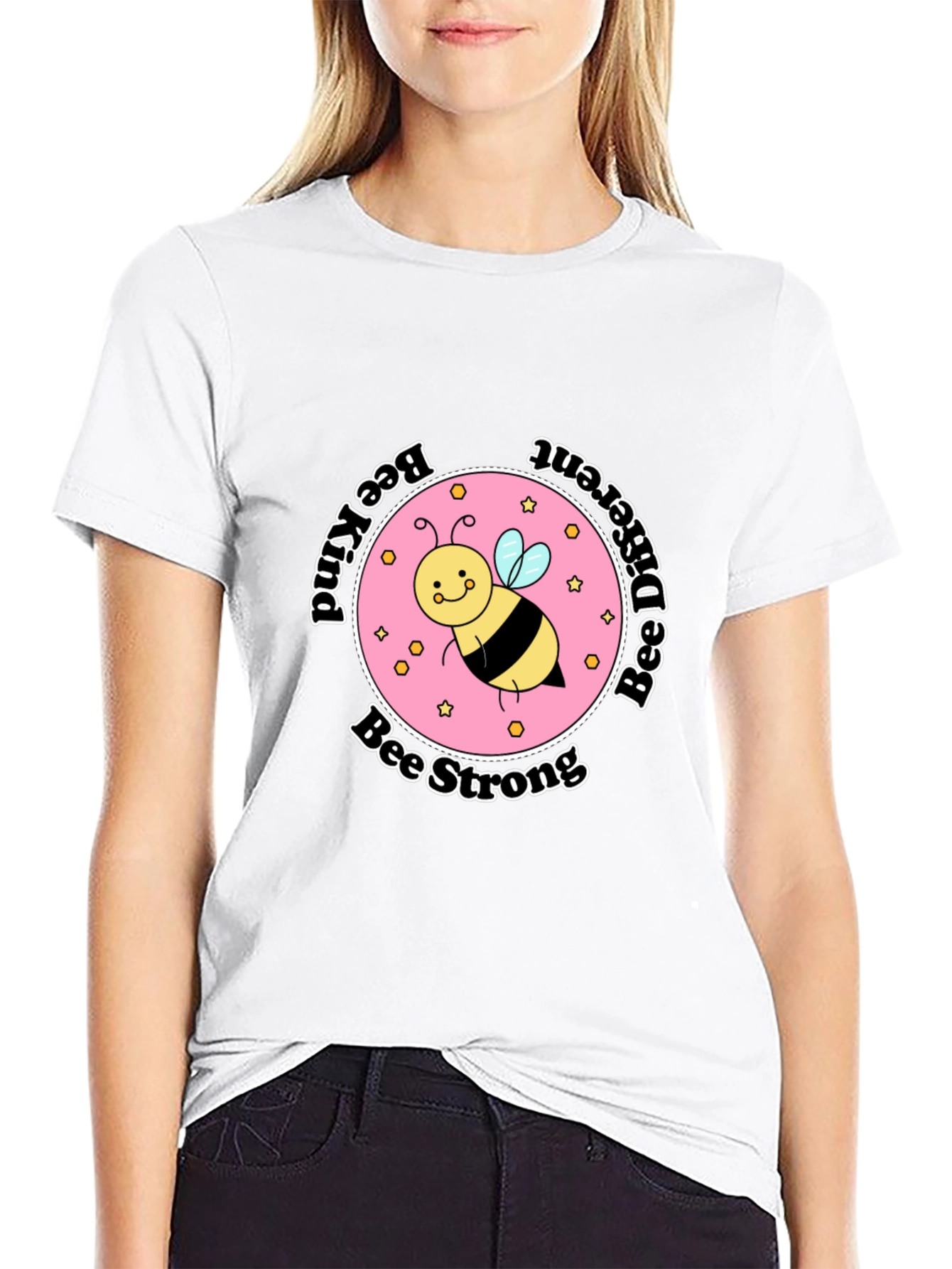 Camiseta Negra Bee Inspiradora