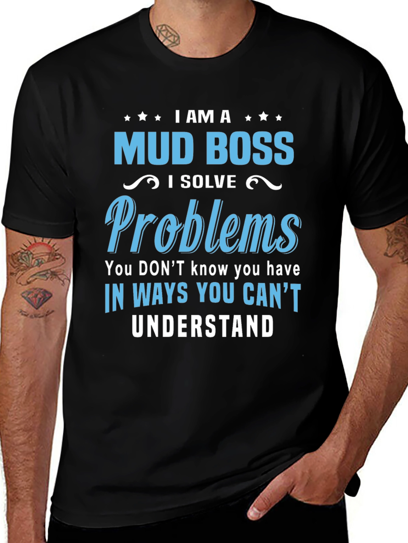 Camiseta Mud Boss: Soluciona Problemas a tu Manera