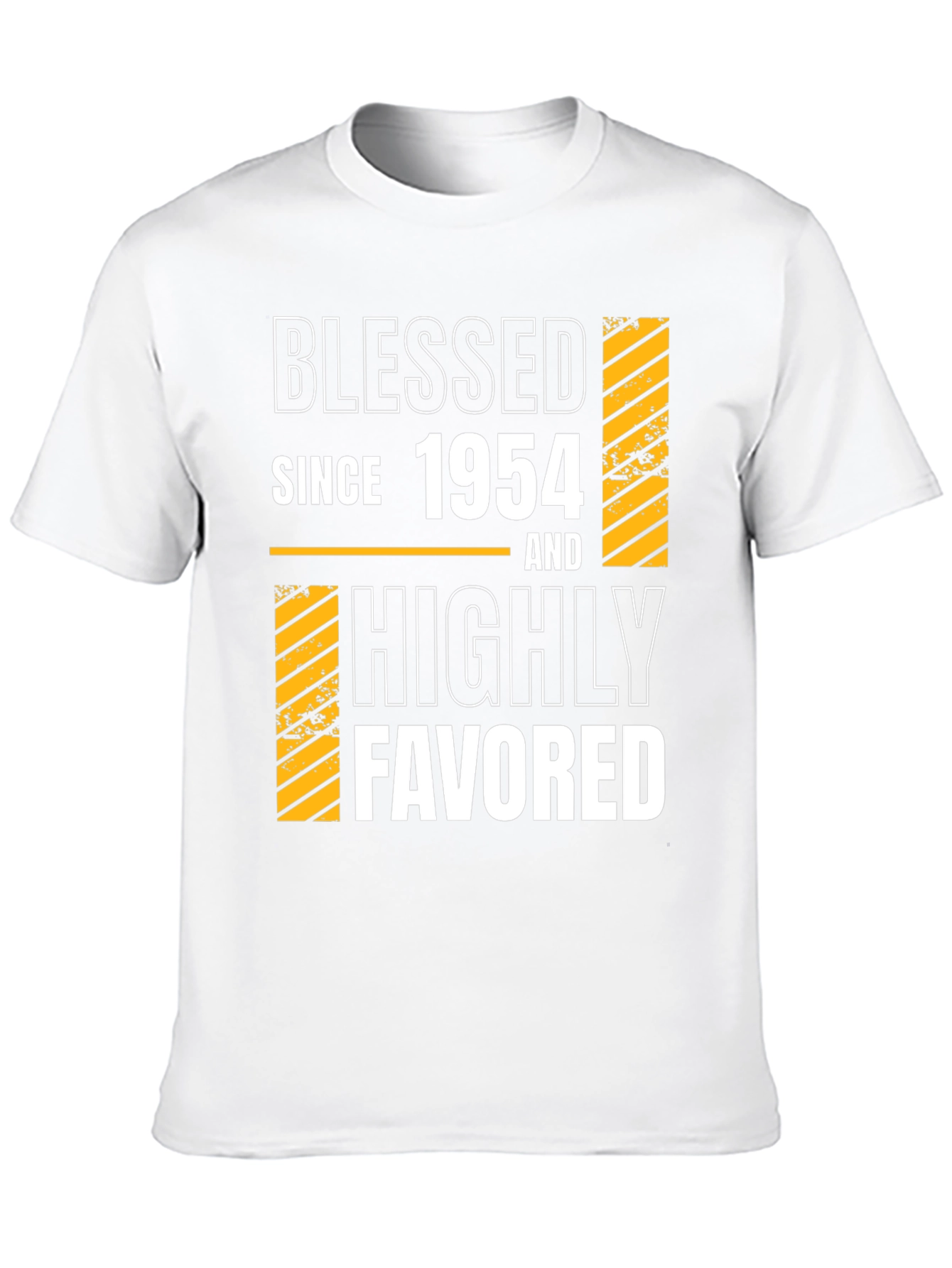 Camiseta Negra Bendecido Desde 1954