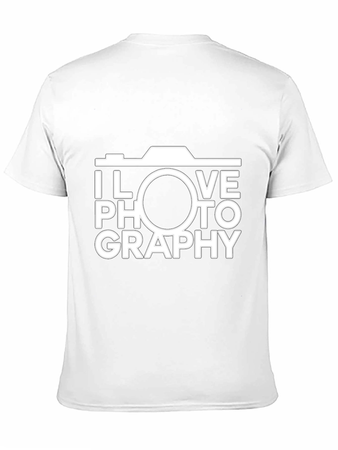 Camiseta Negra Amo la Fotografía