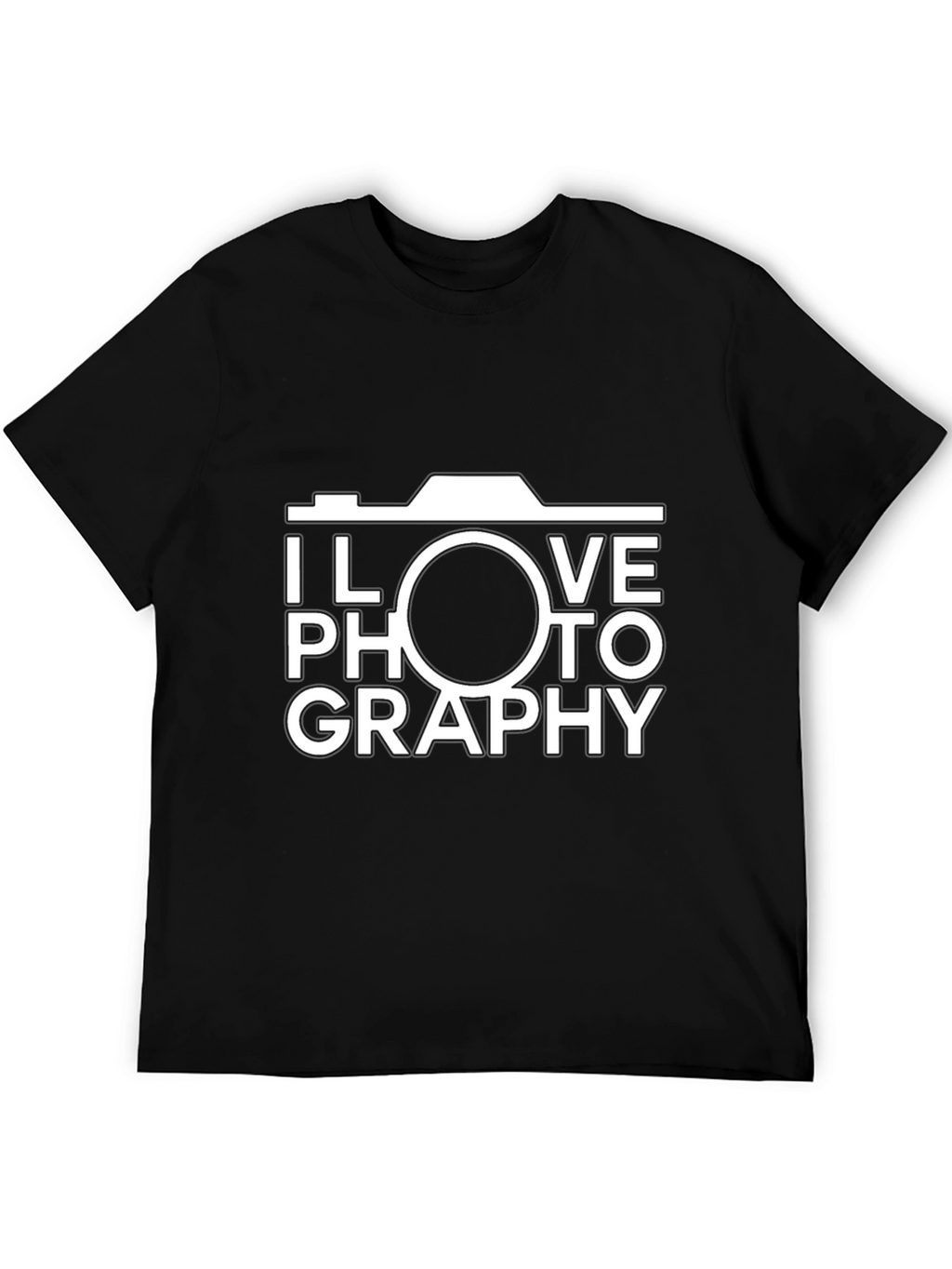 Camiseta Negra Amo la Fotografía