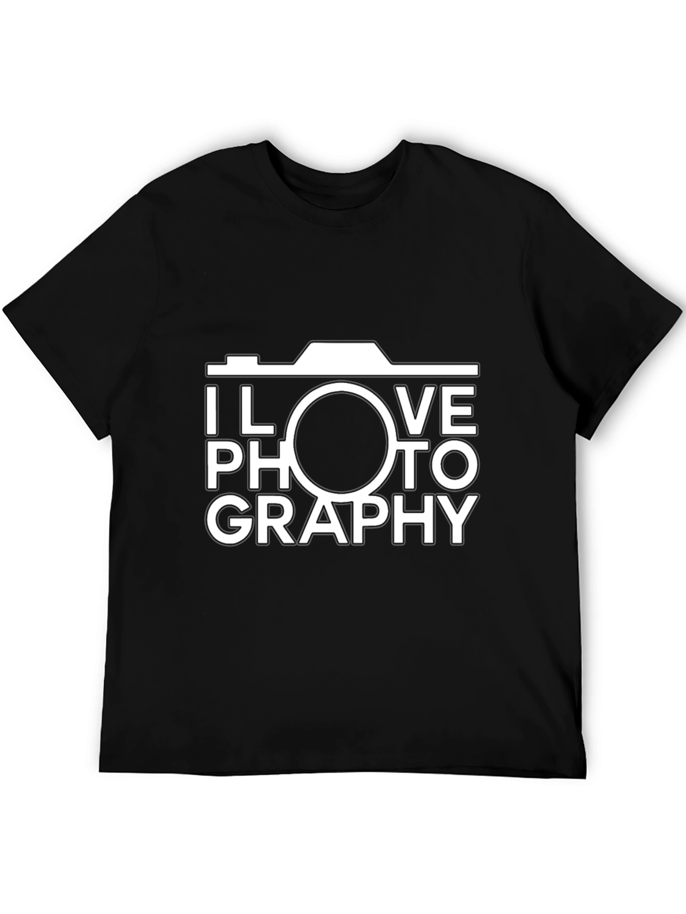 Camiseta Negra Amo la Fotografía