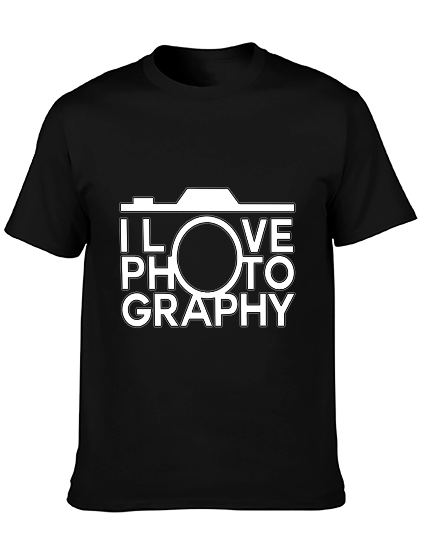 Camiseta Negra Amo la Fotografía