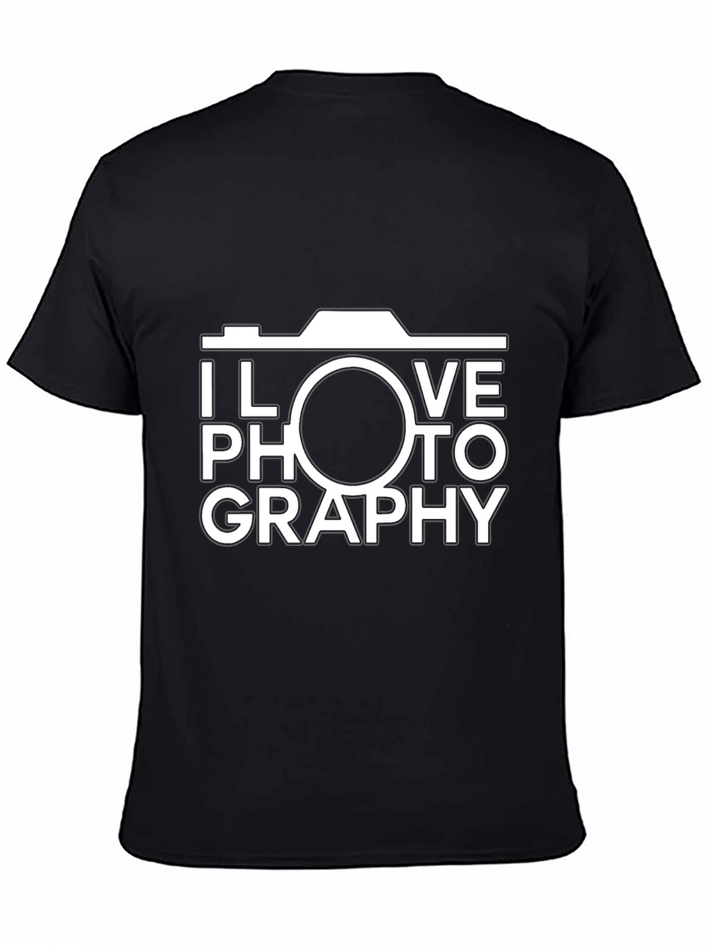 Camiseta Negra Amo la Fotografía