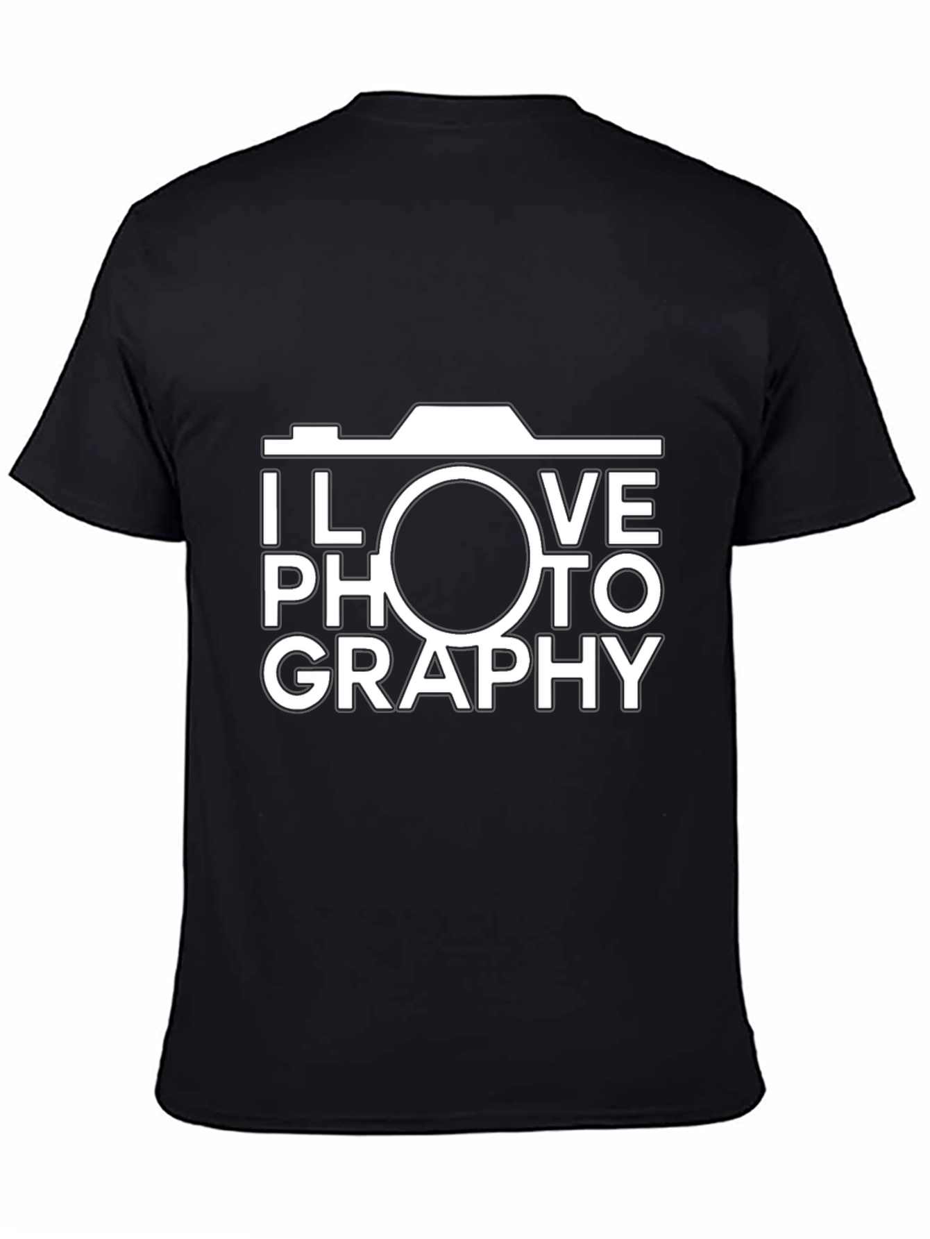 Camiseta Negra Amo la Fotografía