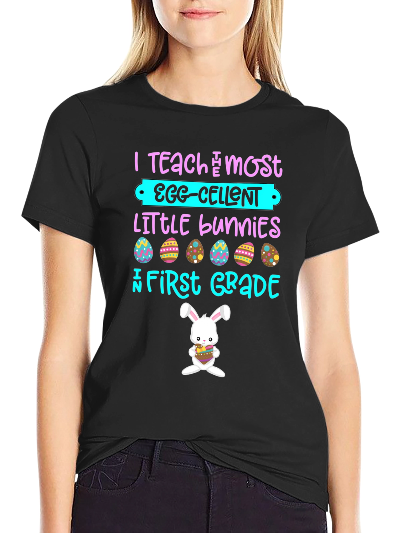Camiseta de Pascua para Profesores de Primer Grado