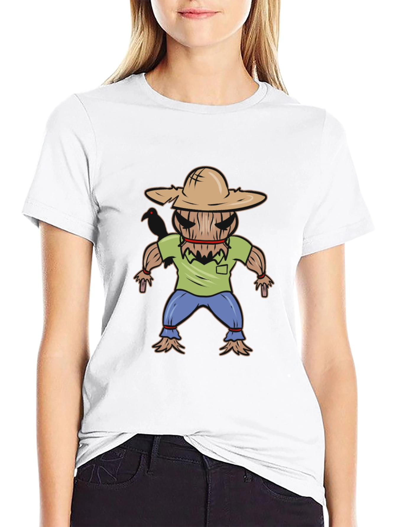 Camiseta Hombre Diseño Espantapájaros
