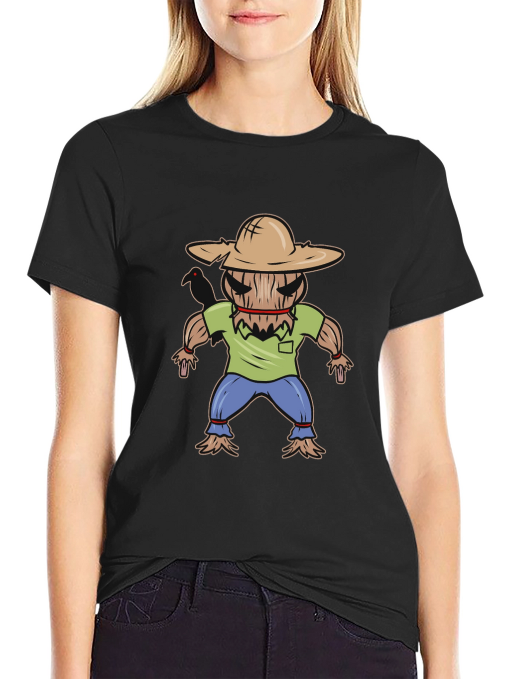Camiseta Hombre Diseño Espantapájaros