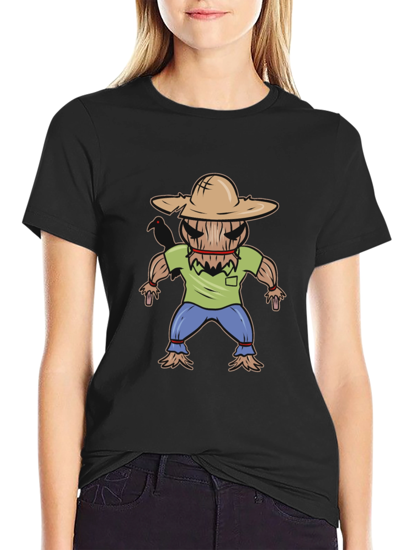 Camiseta Hombre Diseño Espantapájaros