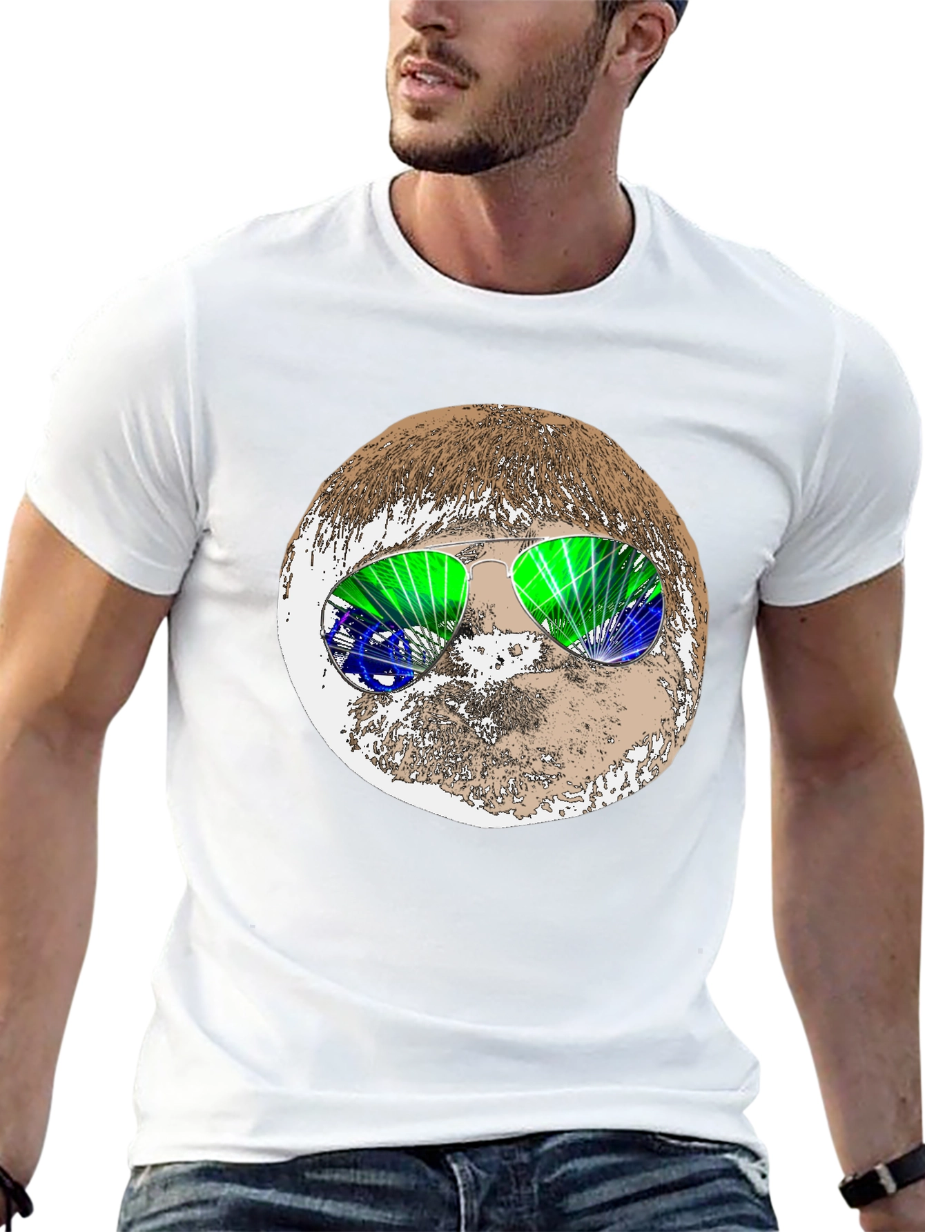 Camiseta Negra con Diseño de Coco con Gafas