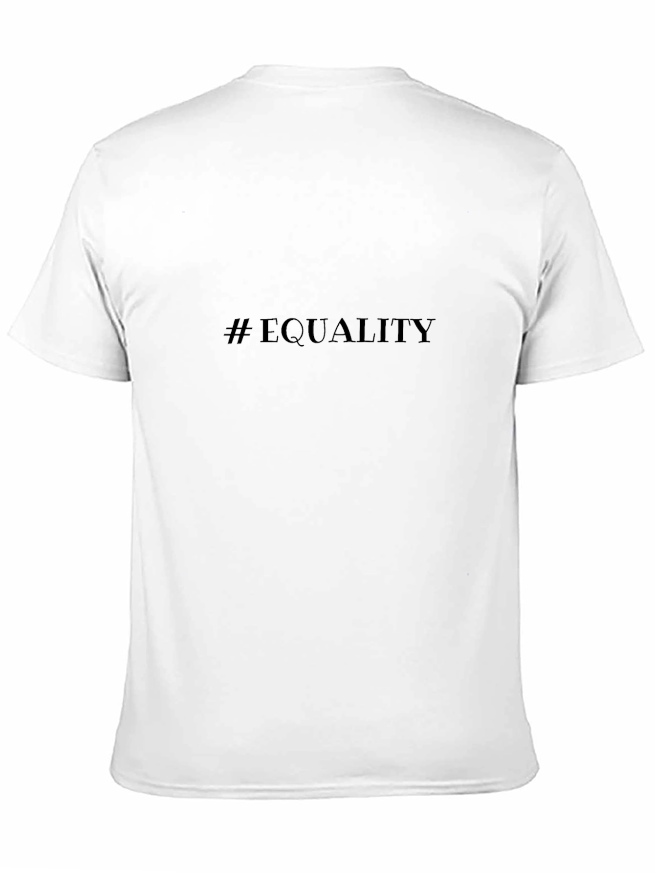 Camiseta Negra #Equality para Hombre