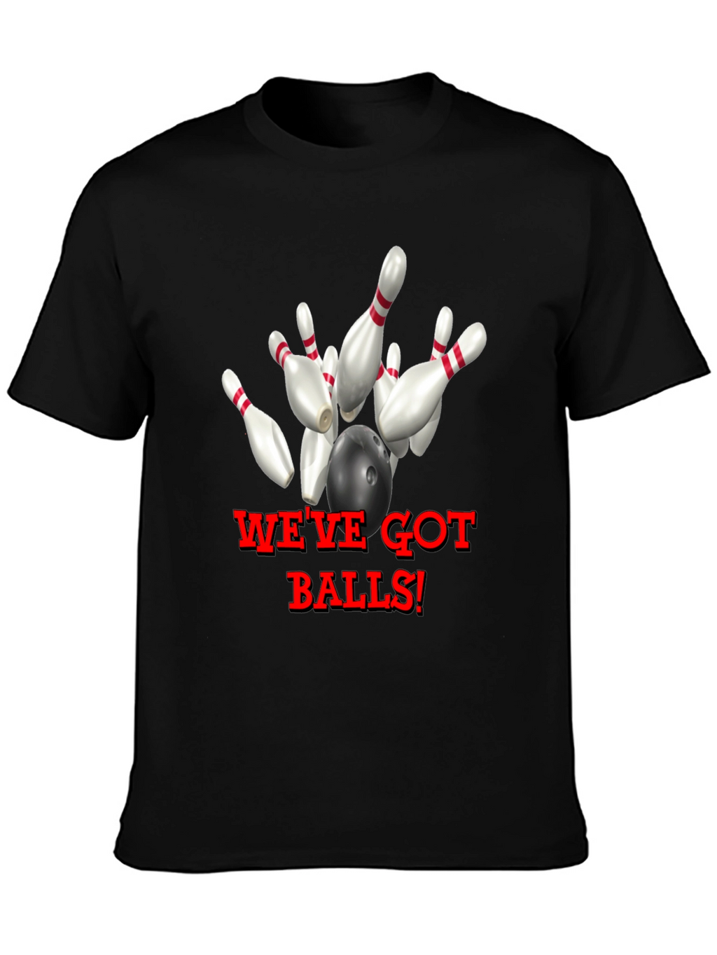 Camiseta Negra Bolos Weve Got Balls!