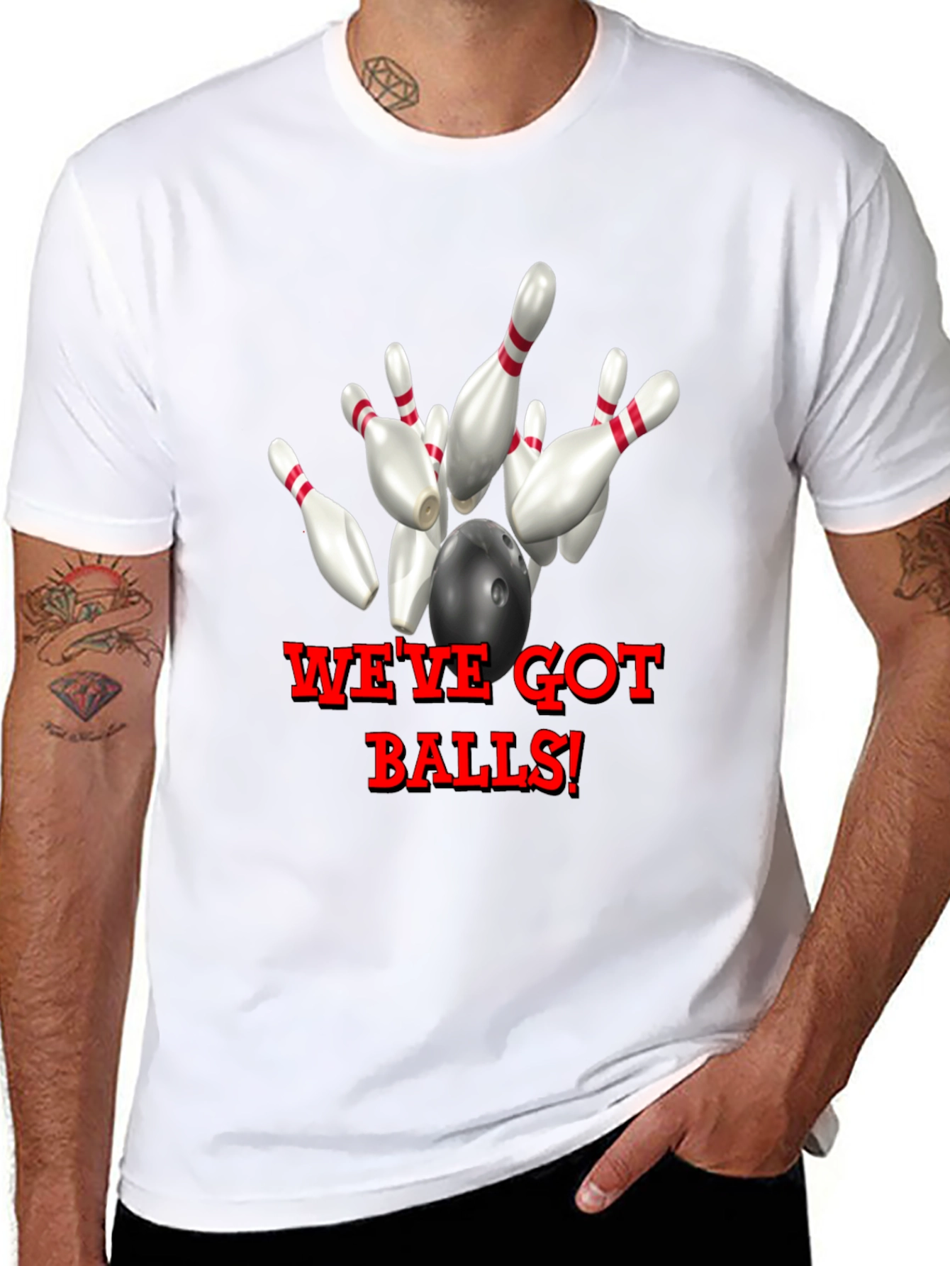Camiseta Negra Bolos Weve Got Balls!