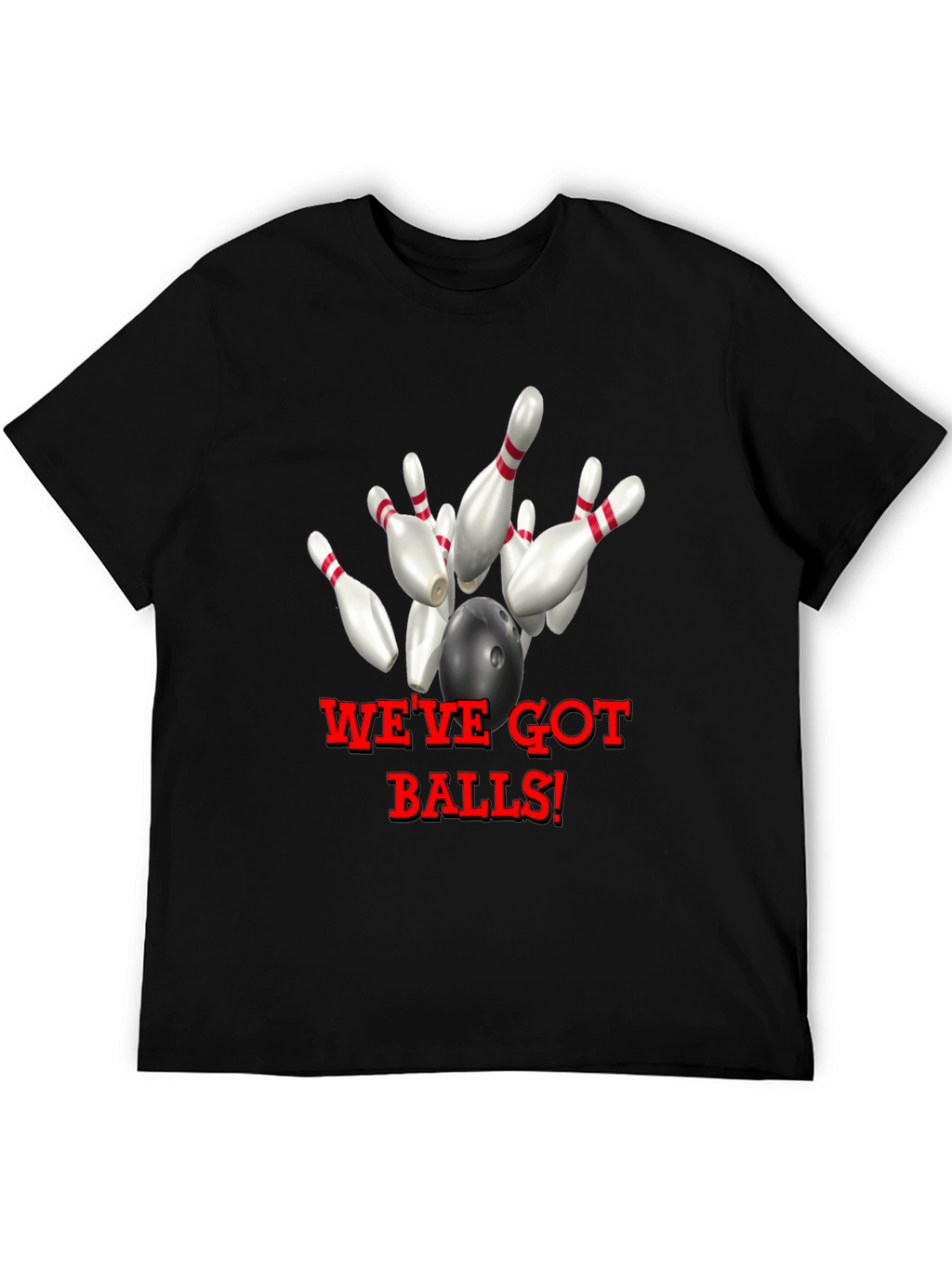 Camiseta Negra Bolos Weve Got Balls!