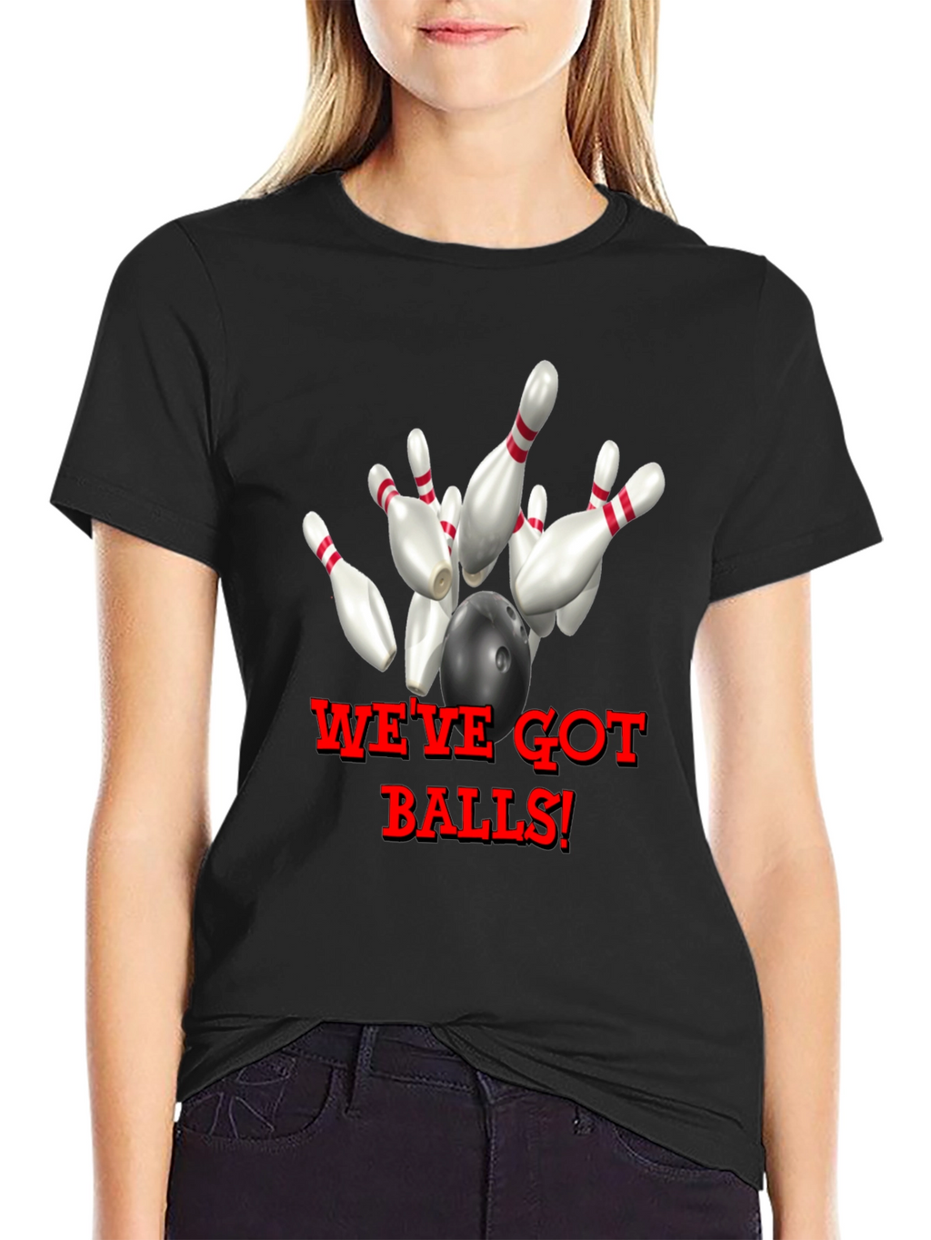 Camiseta Negra Bolos Weve Got Balls!