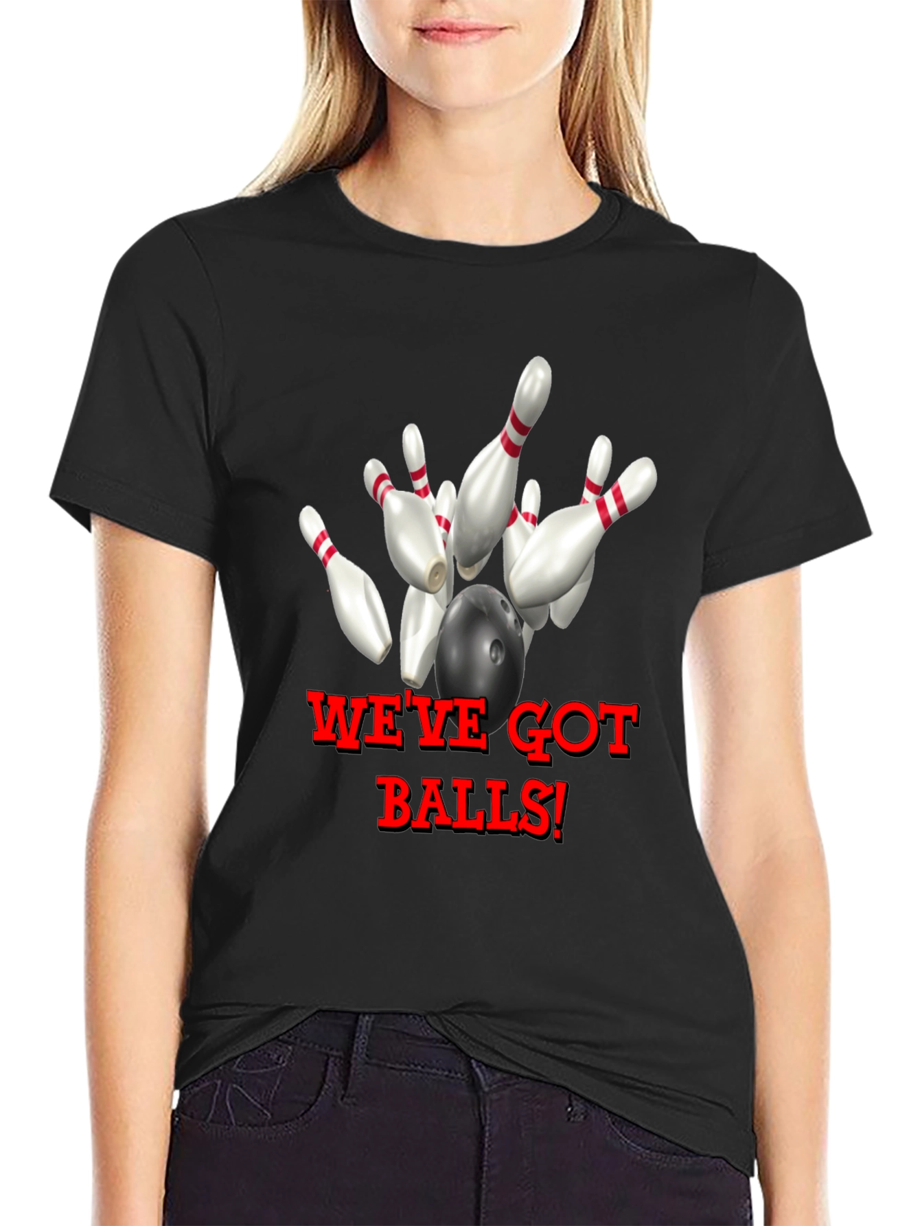 Camiseta Negra Bolos Weve Got Balls!