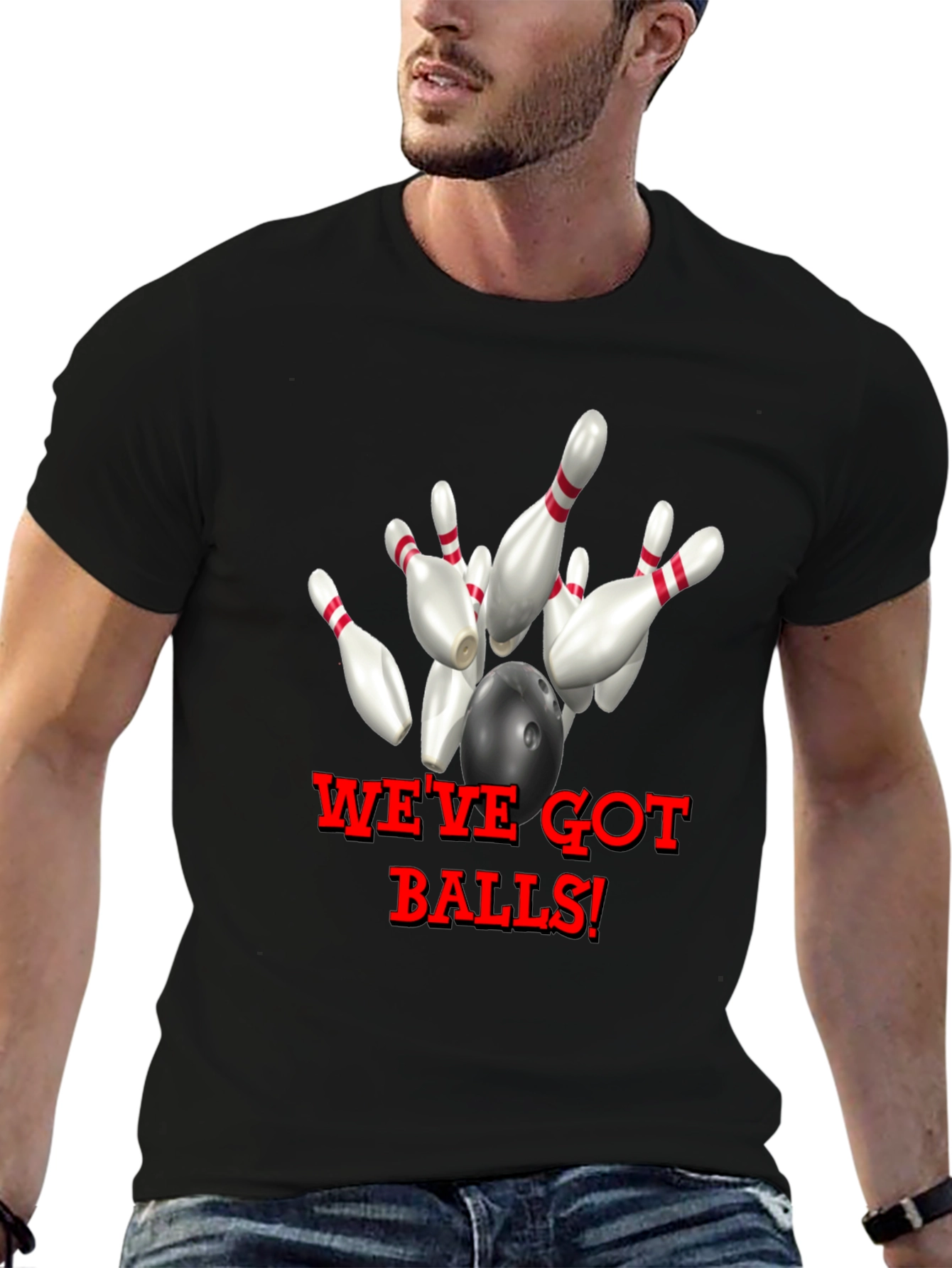 Camiseta Negra Bolos Weve Got Balls!