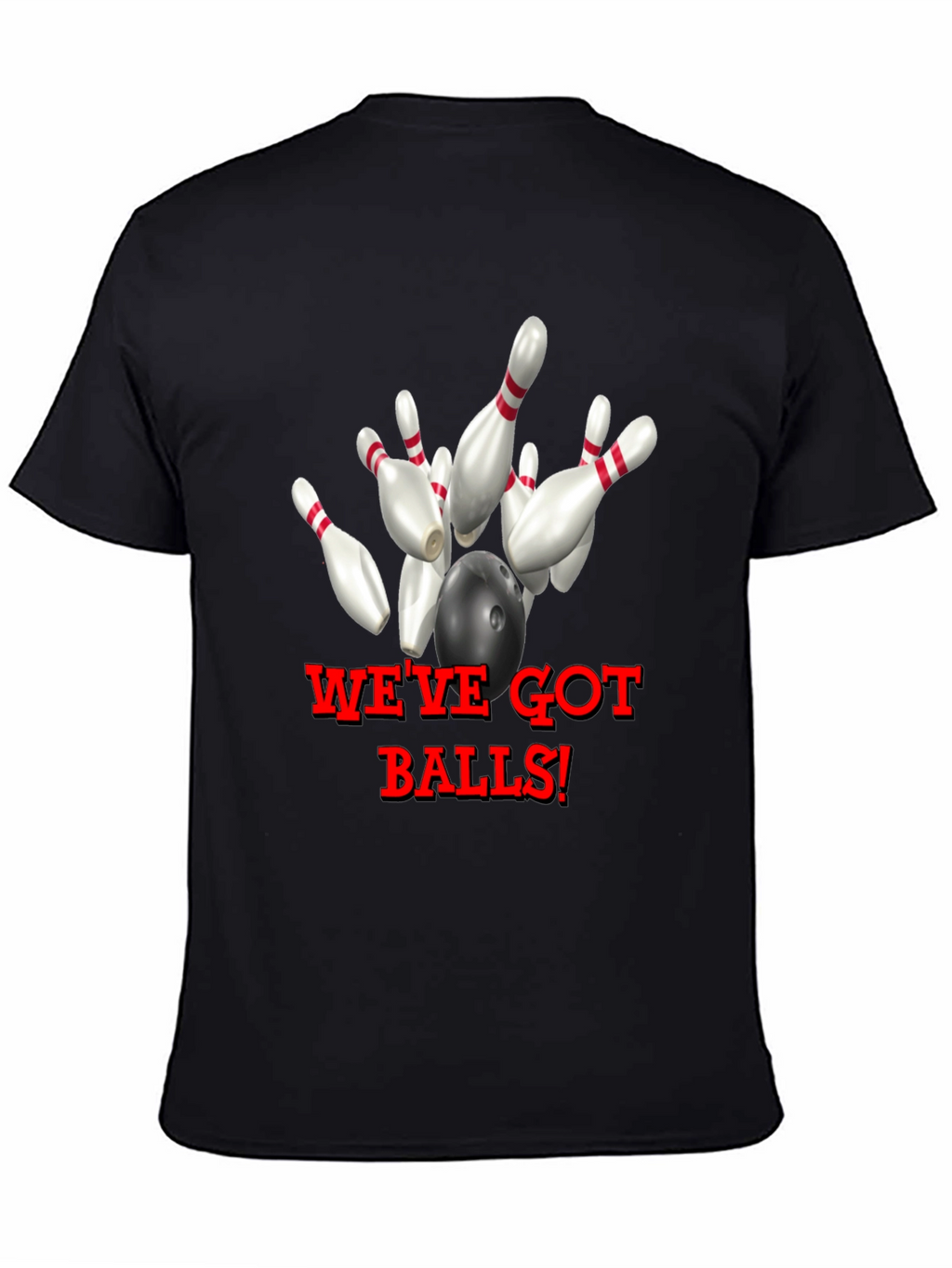 Camiseta Negra Bolos Weve Got Balls!