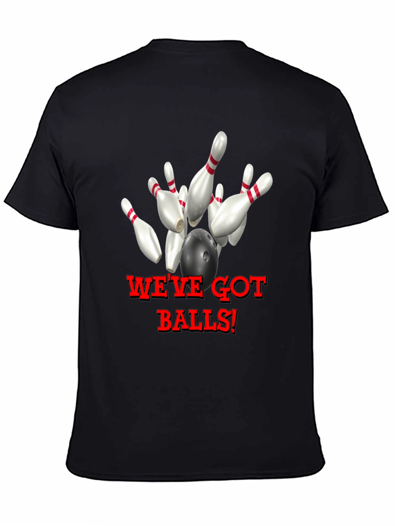 Camiseta Negra Bolos Weve Got Balls!
