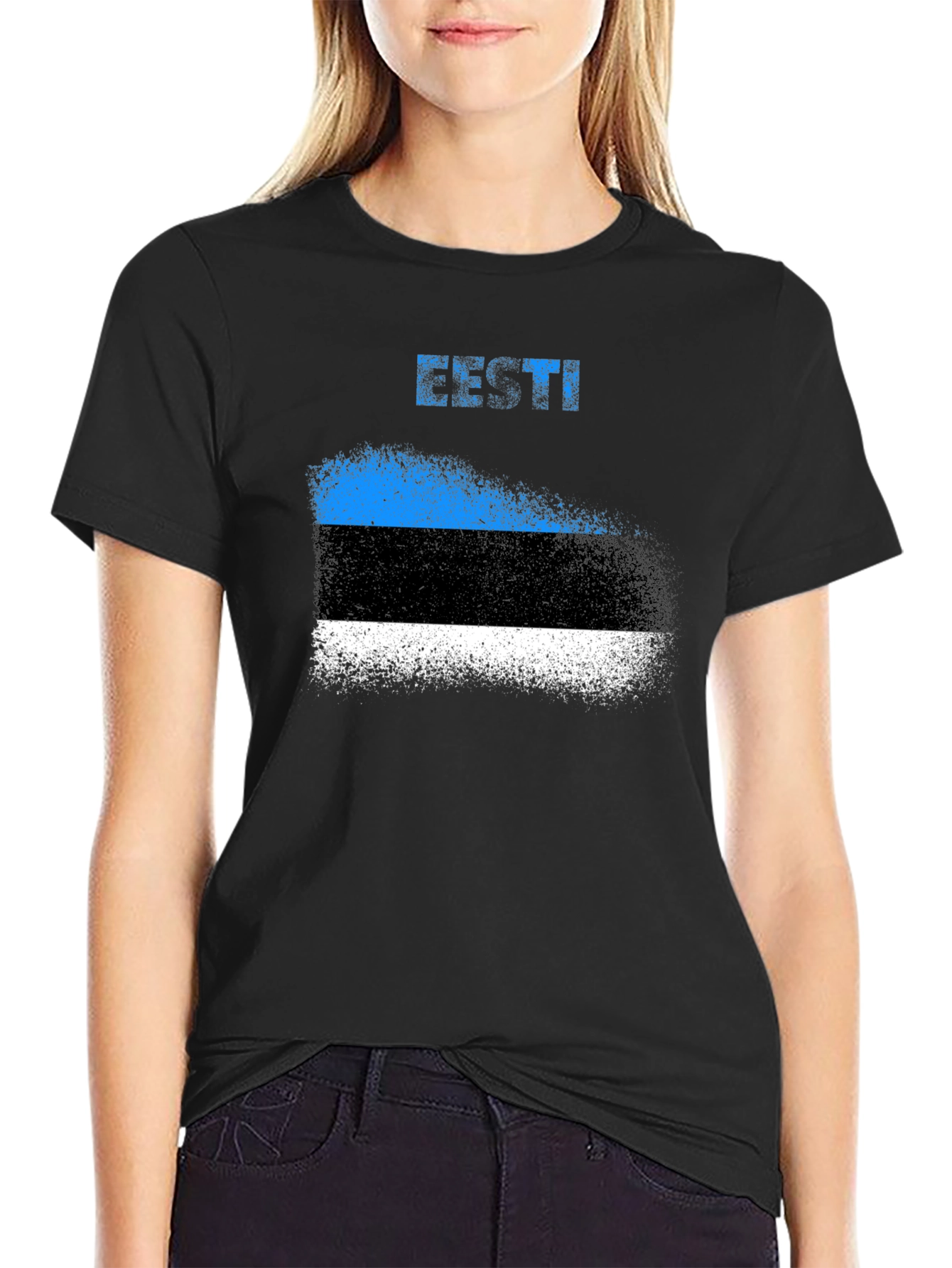Camiseta Estonia Bandera Diseño Original