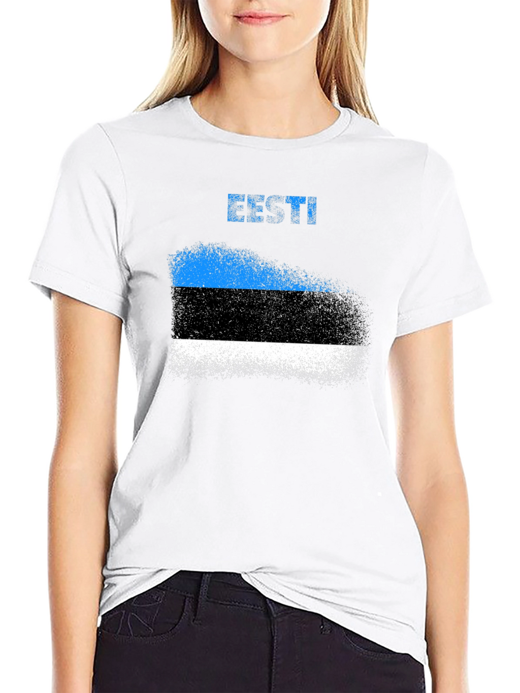 Camiseta Estonia Bandera Diseño Original