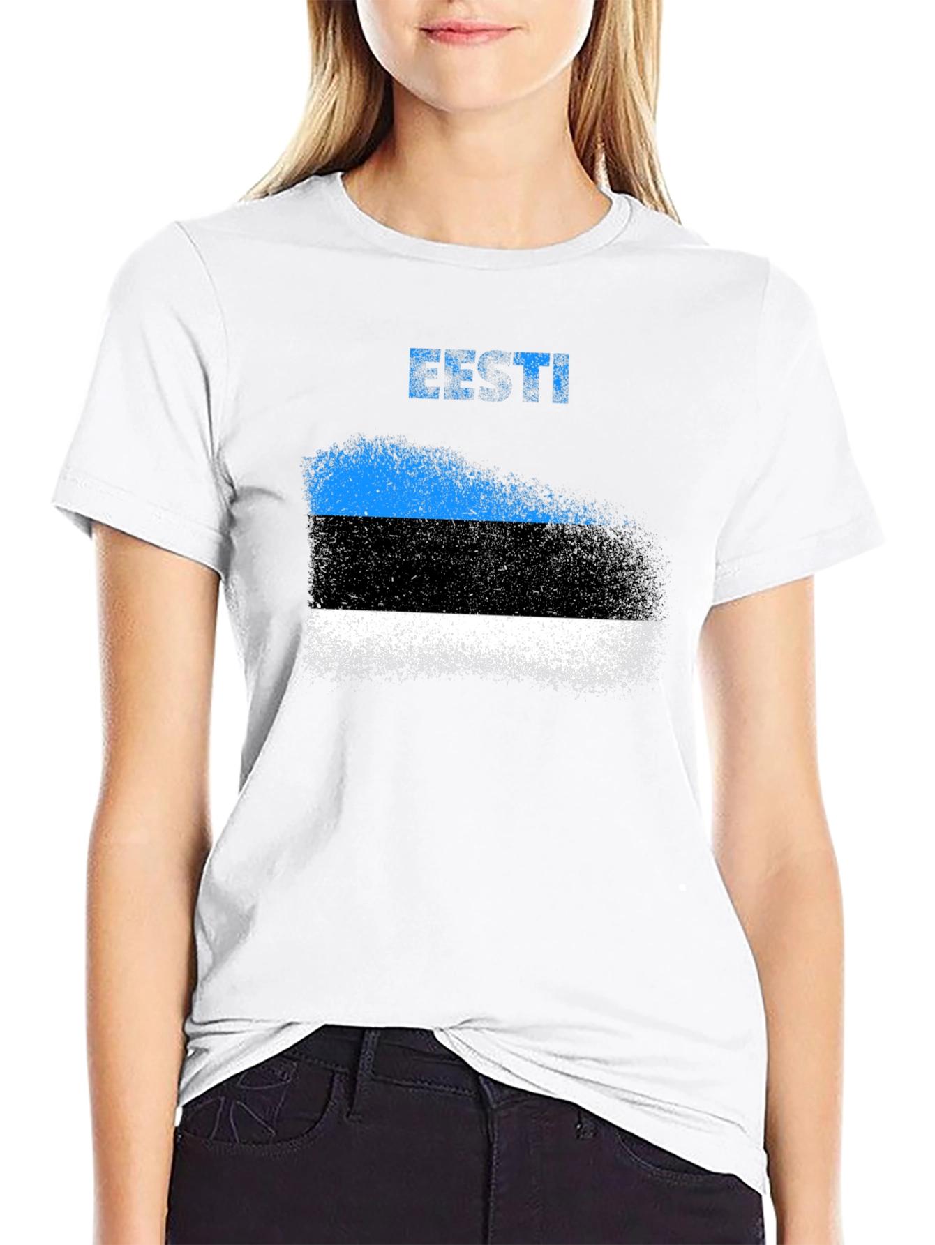 Camiseta Estonia Bandera Diseño Original