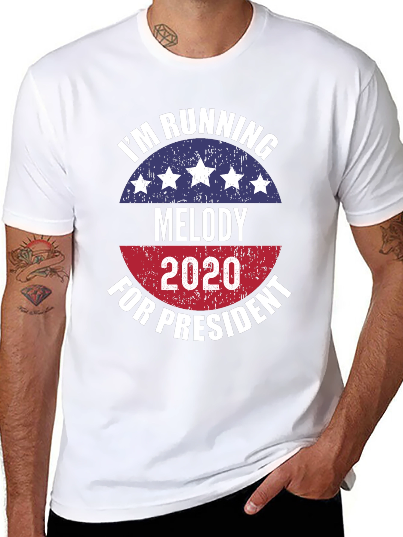 Camiseta Melody para Presidente 2020