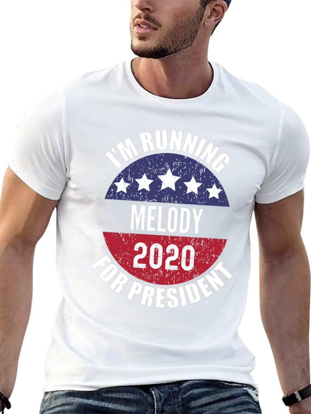 Camiseta Melody para Presidente 2020
