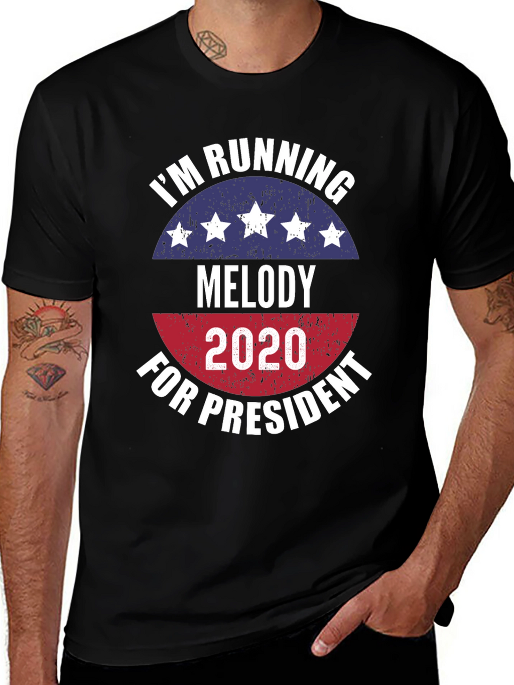 Camiseta Melody para Presidente 2020