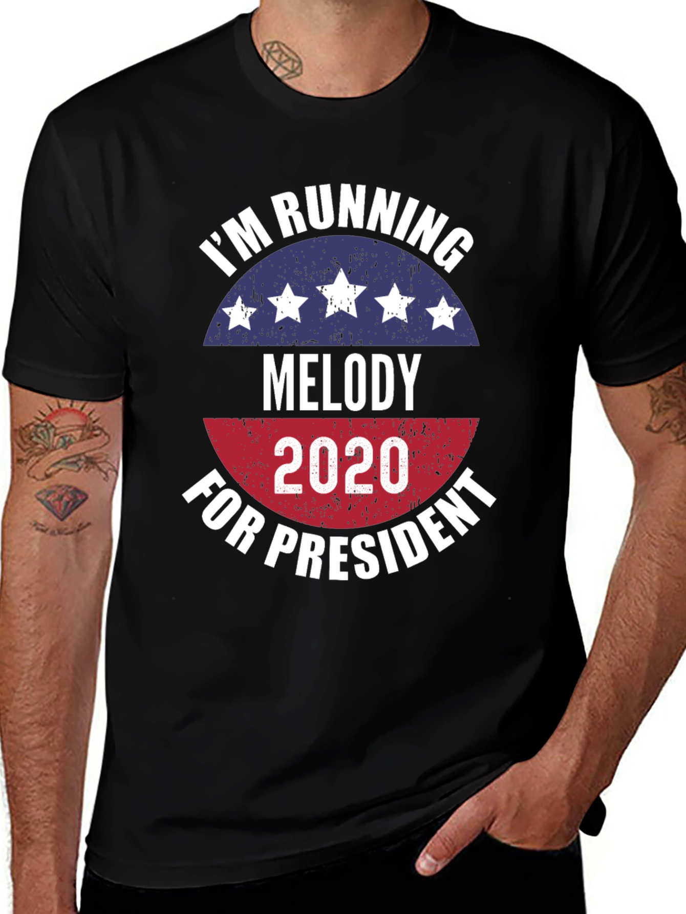 Camiseta Melody para Presidente 2020