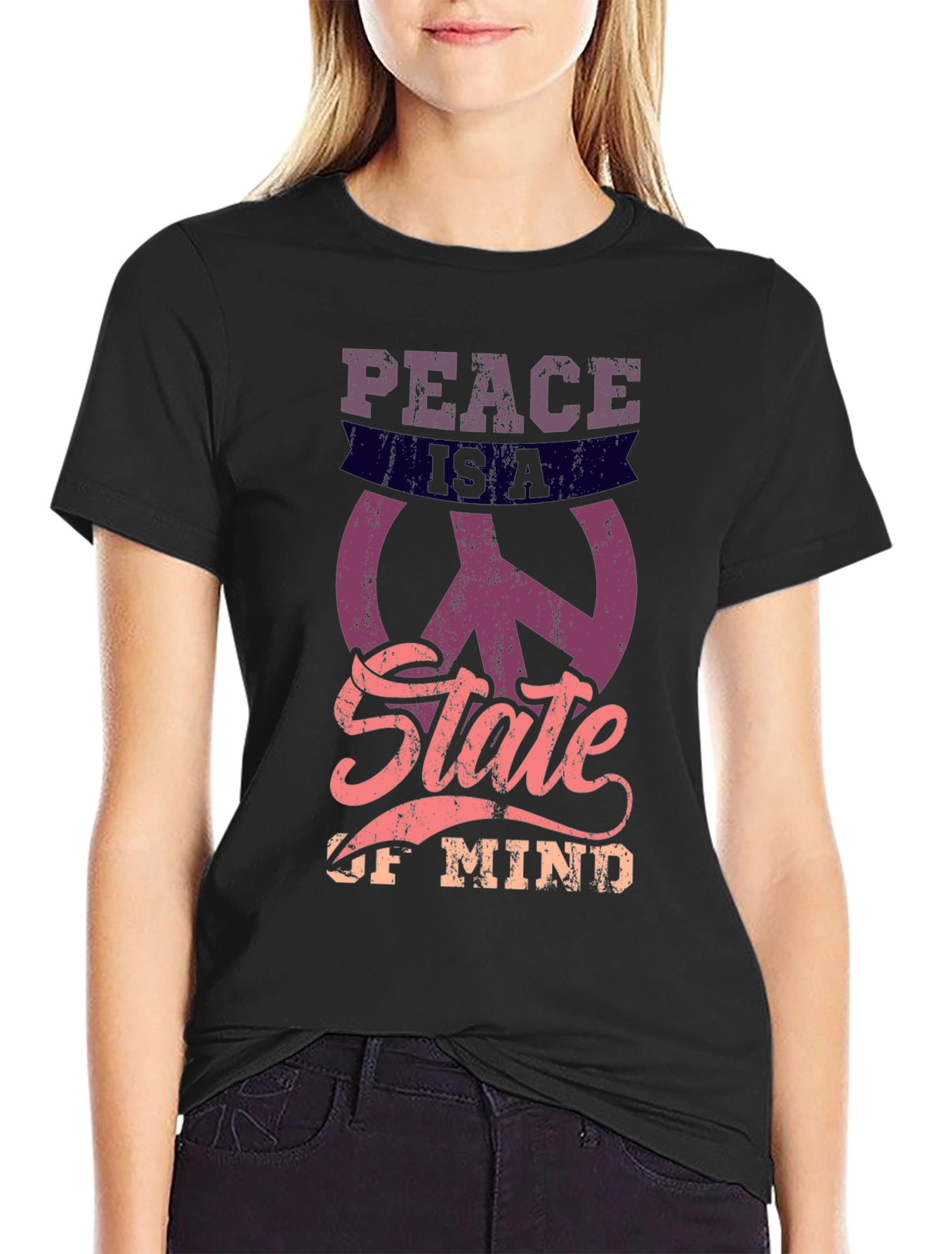 Camiseta Hombre Peace is a State of Mind