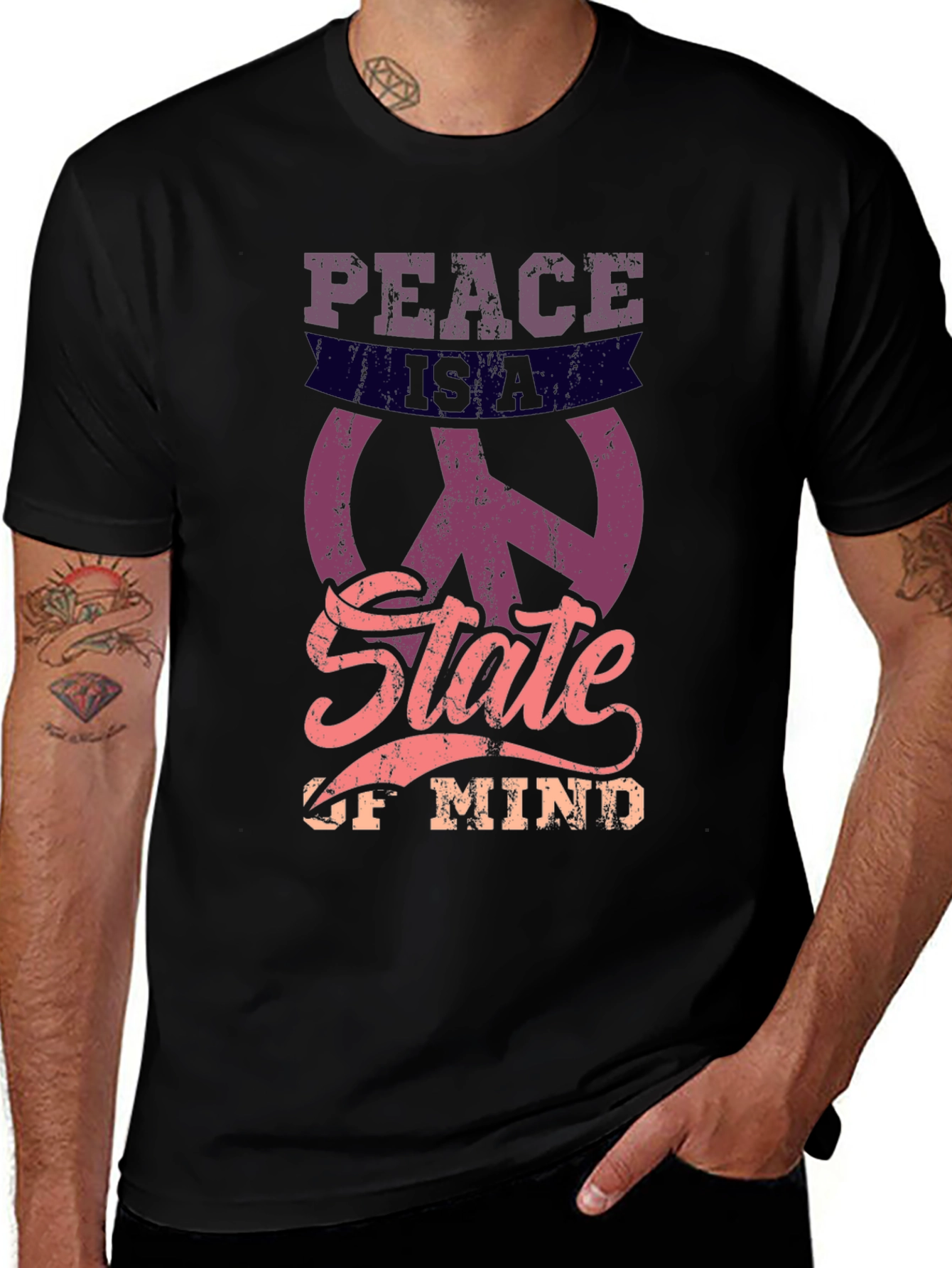 Camiseta Hombre Peace is a State of Mind