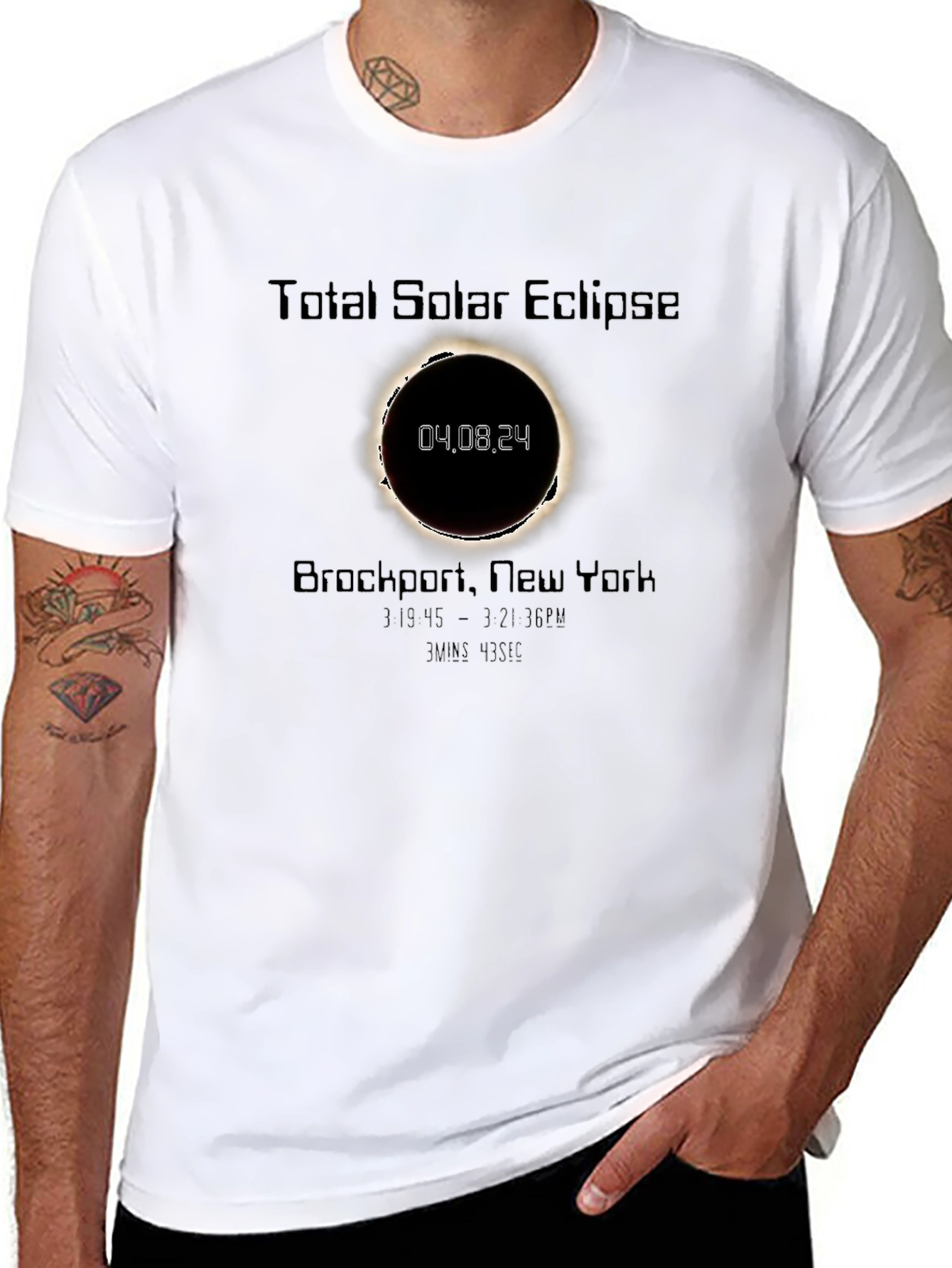 Camiseta Eclipse Solar Total Brockport 04.08.24