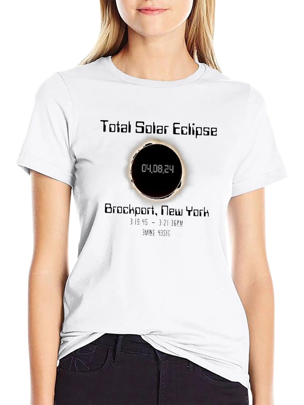 Camiseta Eclipse Solar Total Brockport 04.08.24