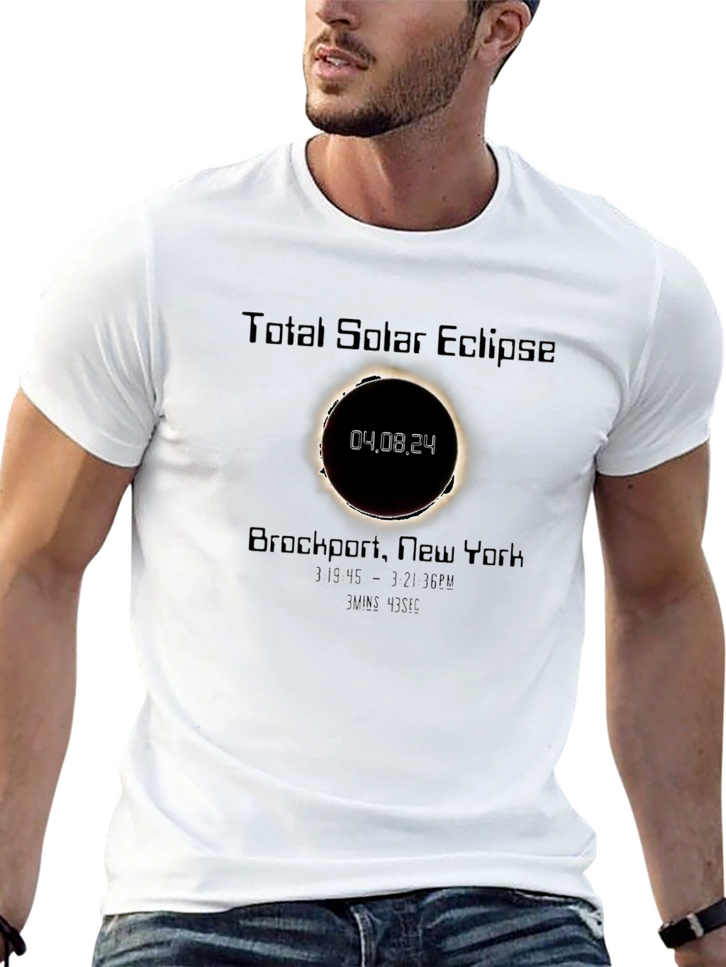 Camiseta Eclipse Solar Total Brockport 04.08.24
