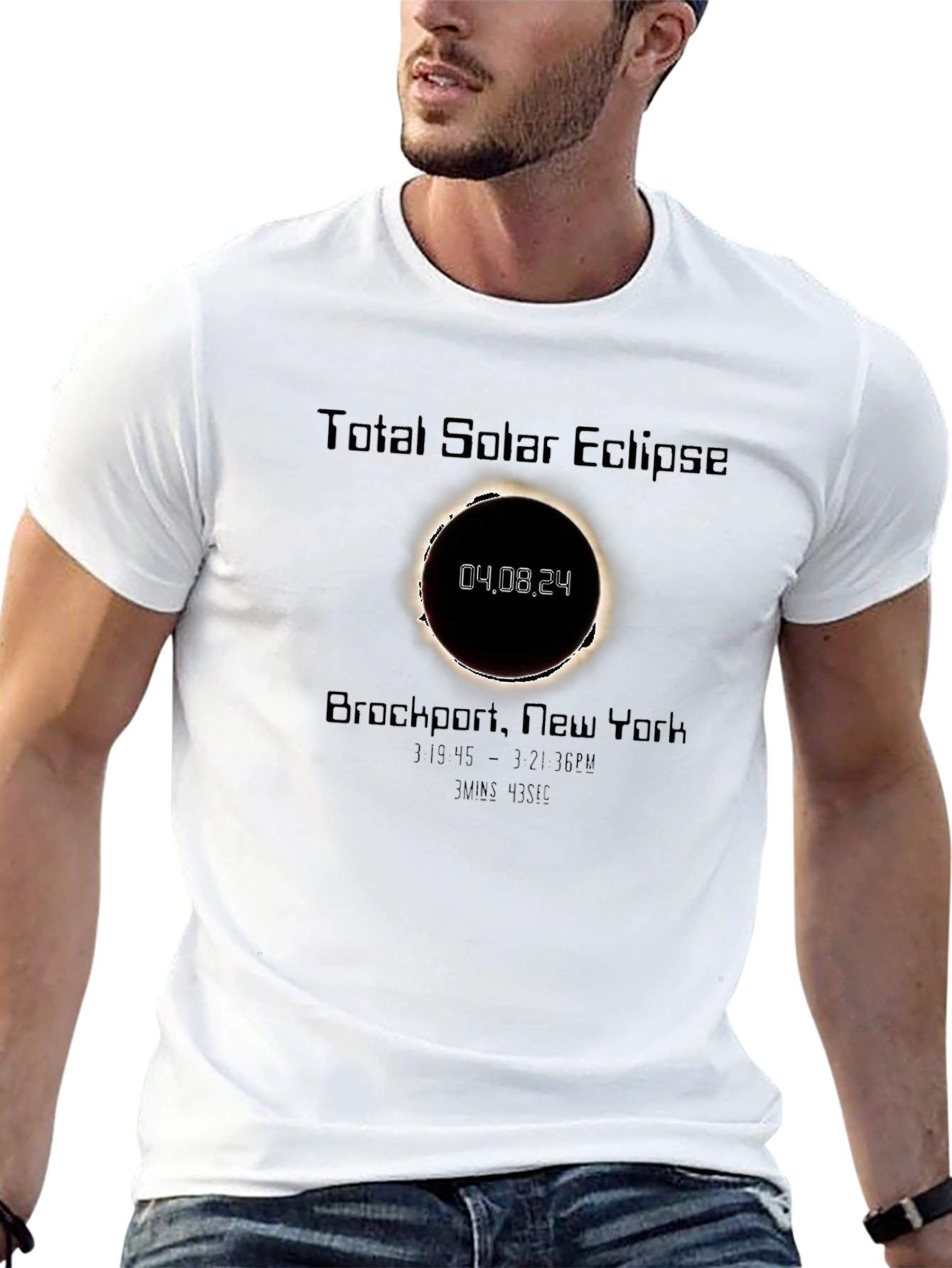 Camiseta Eclipse Solar Total Brockport 04.08.24