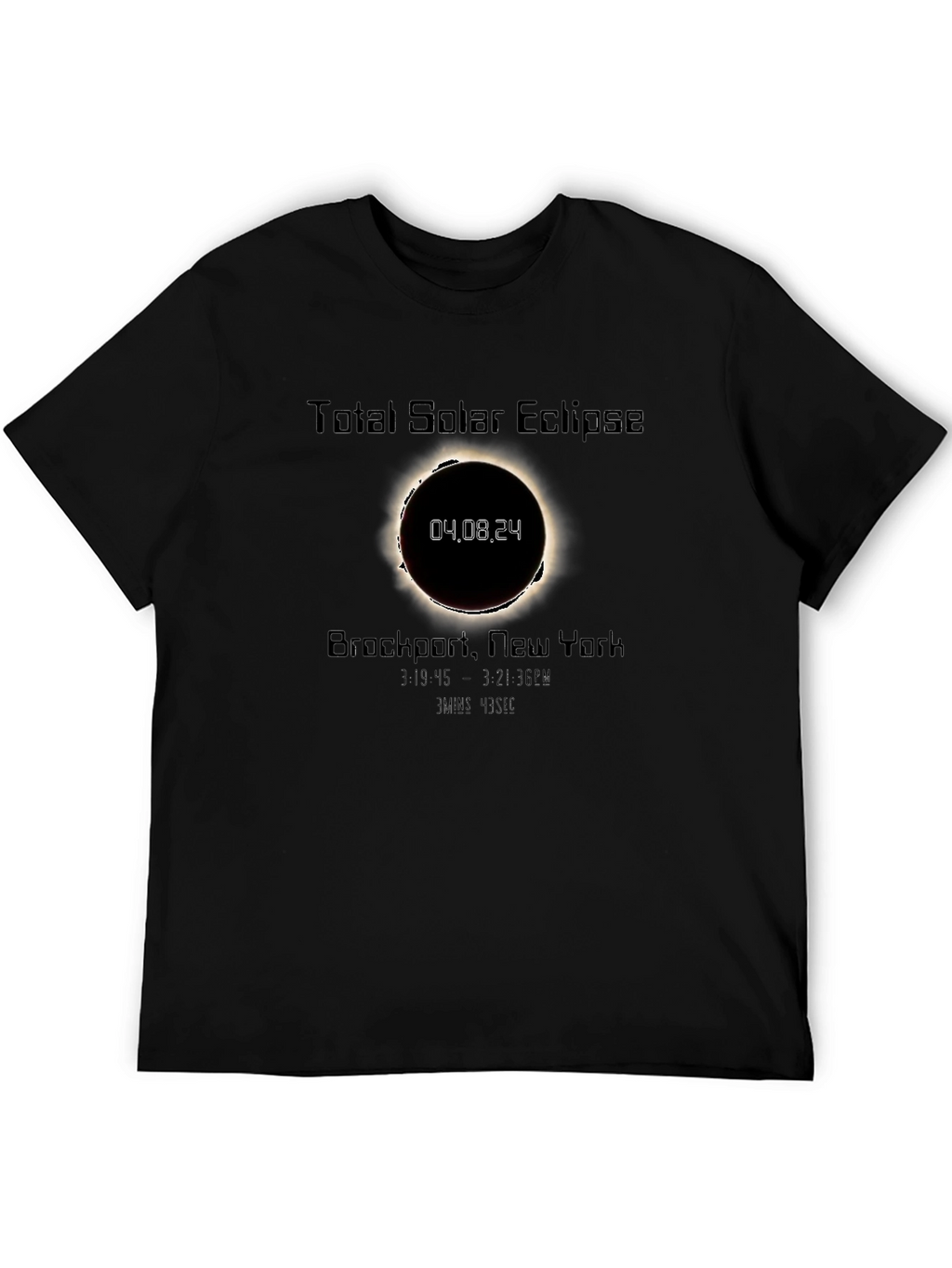 Camiseta Eclipse Solar Total Brockport 04.08.24