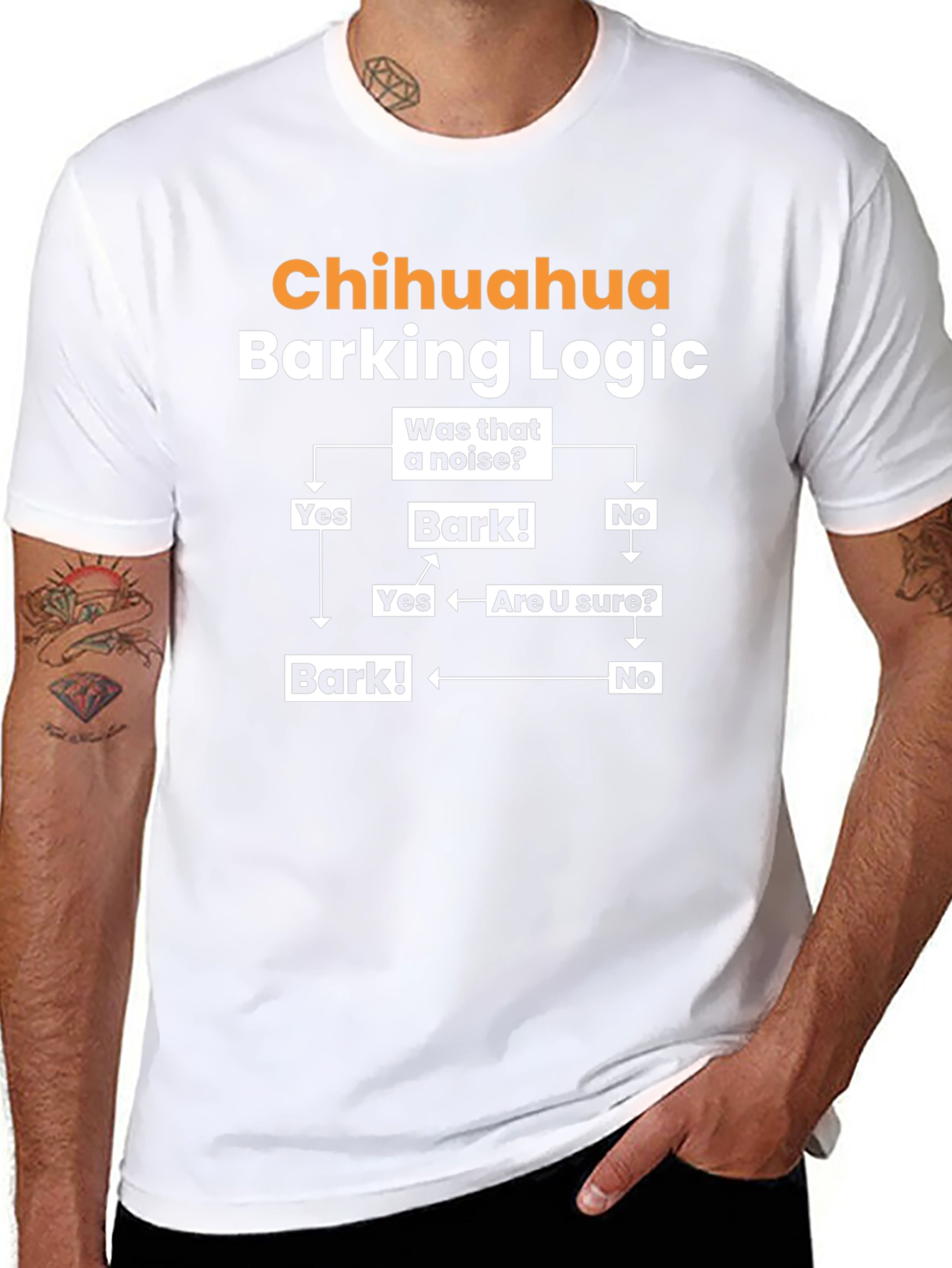 Camiseta Chihuahua Lógica de Ladridos