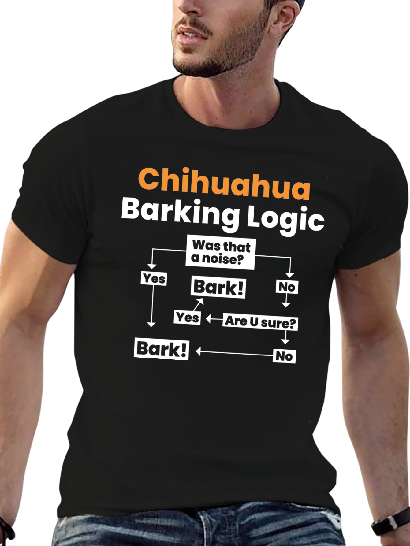 Camiseta Chihuahua Lógica de Ladridos
