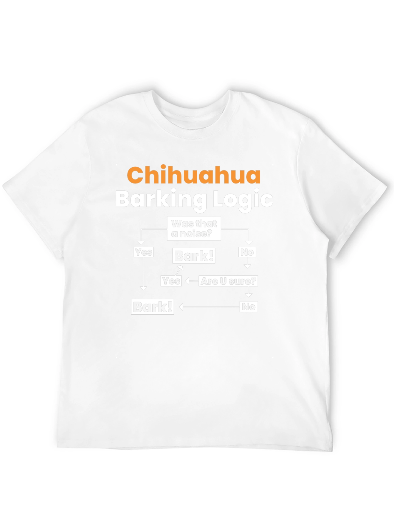 Camiseta Chihuahua Lógica de Ladridos