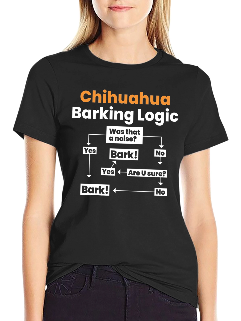 Camiseta Chihuahua Lógica de Ladridos