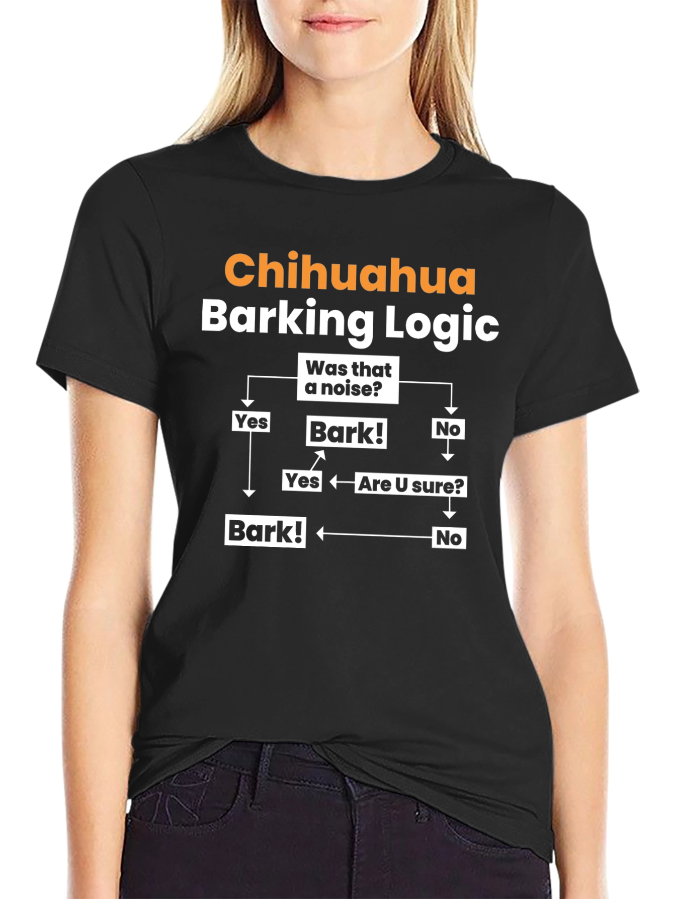 Camiseta Chihuahua Lógica de Ladridos