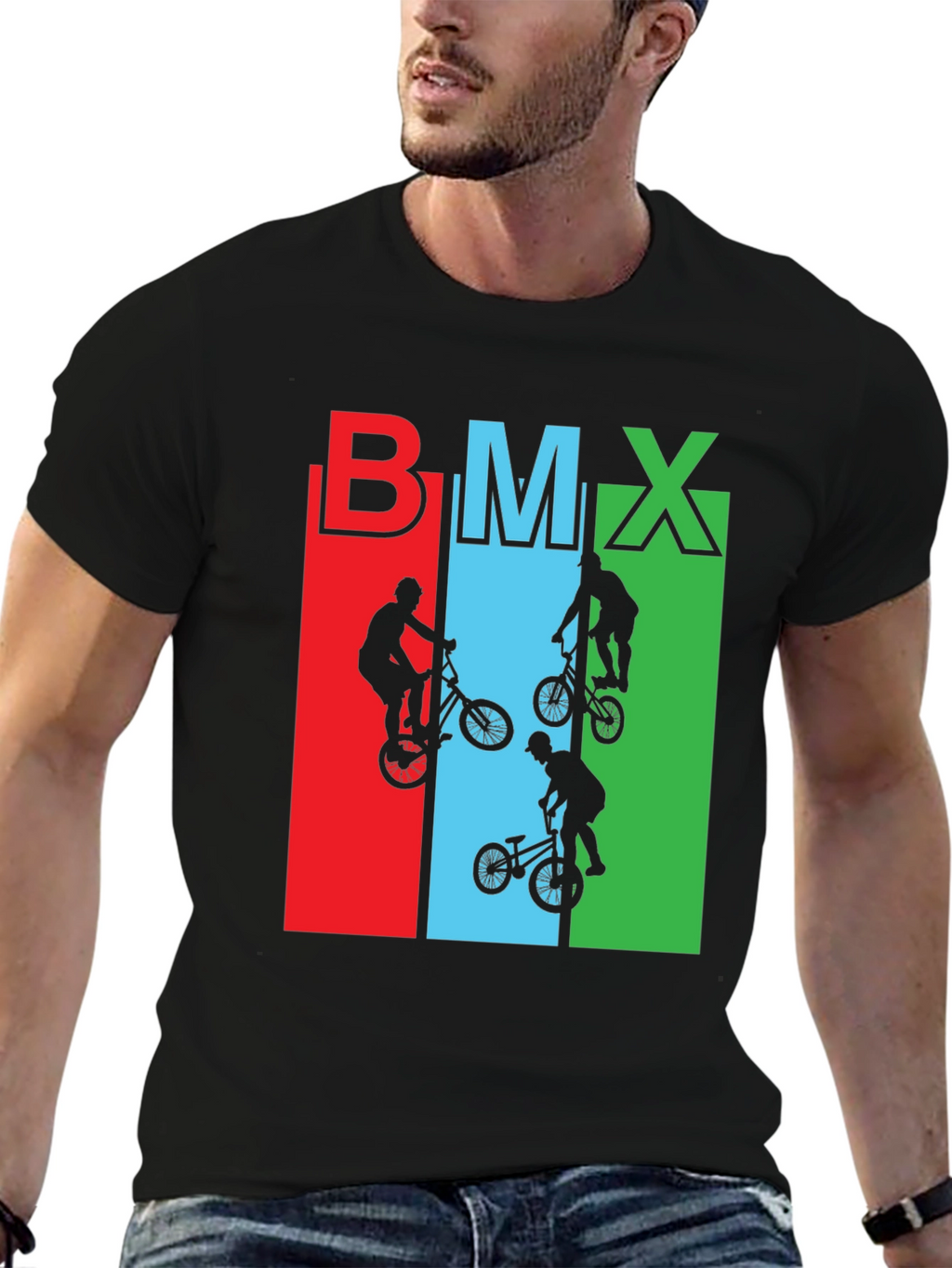 Camiseta Negra BMX Riders