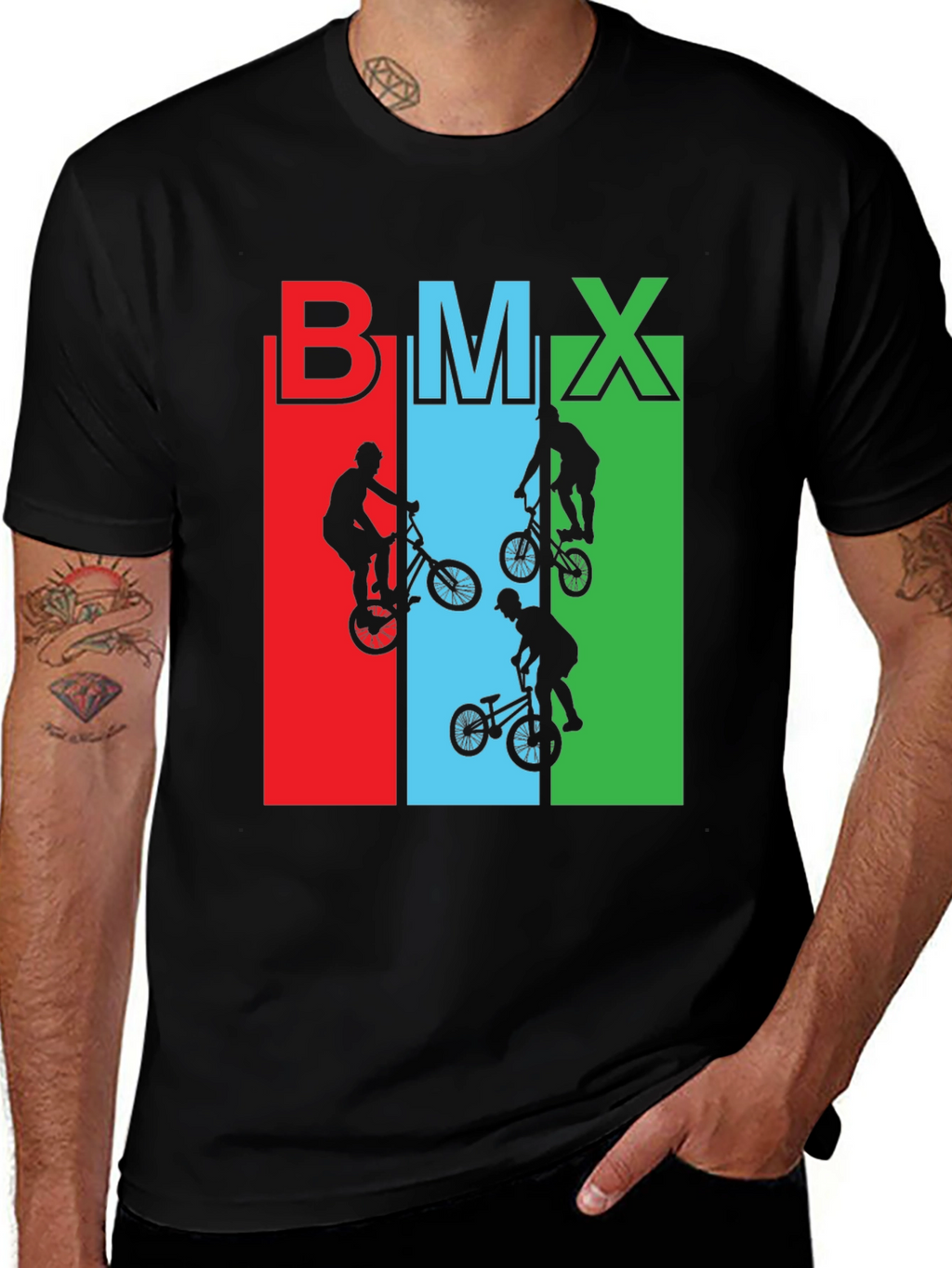 Camiseta Negra BMX Riders