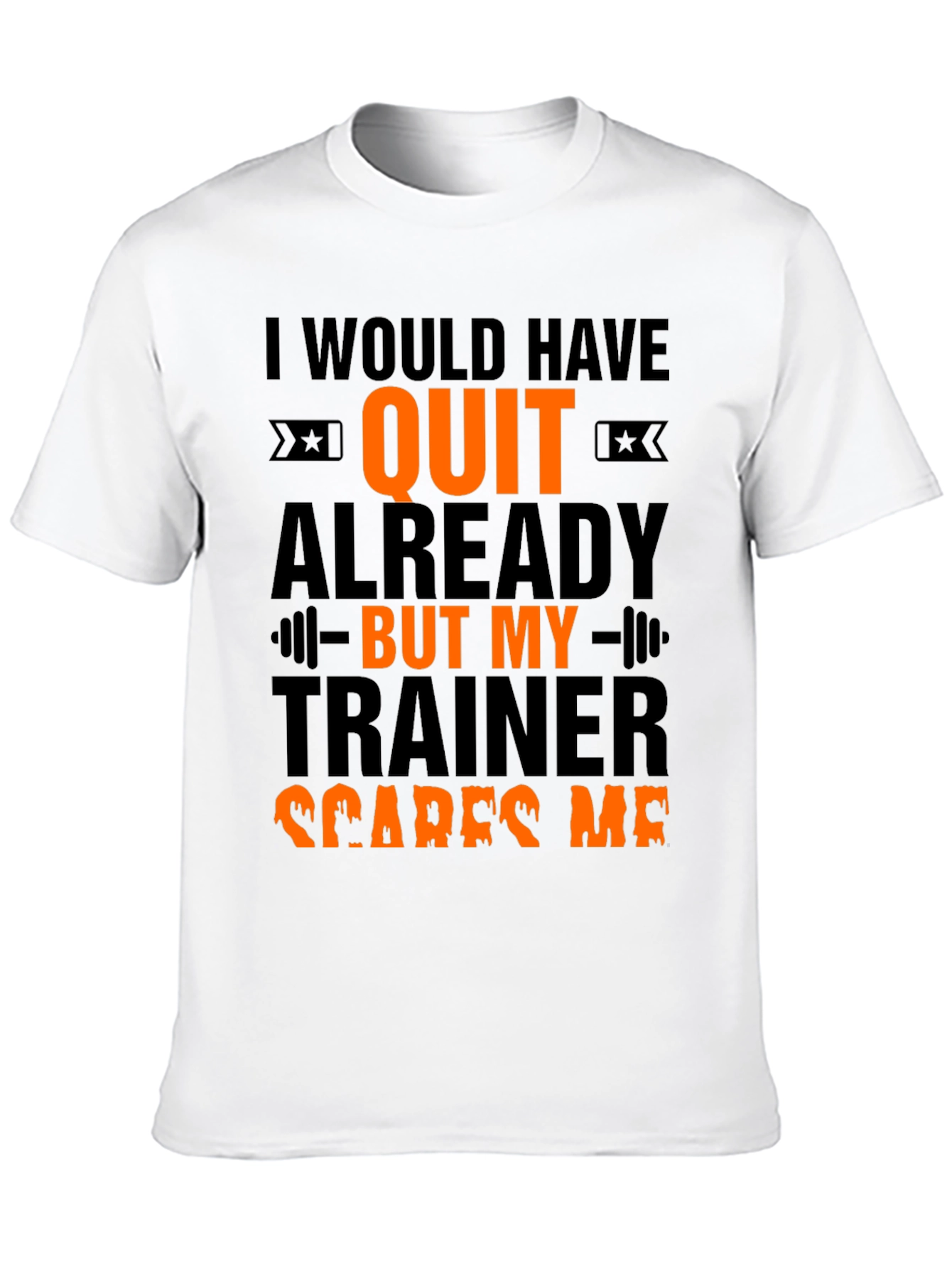 Camiseta Deportiva: Mi Entrenador Asusta