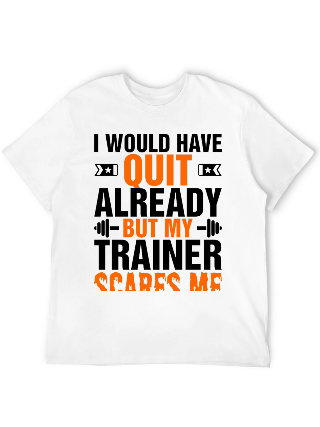 Camiseta Deportiva: Mi Entrenador Asusta