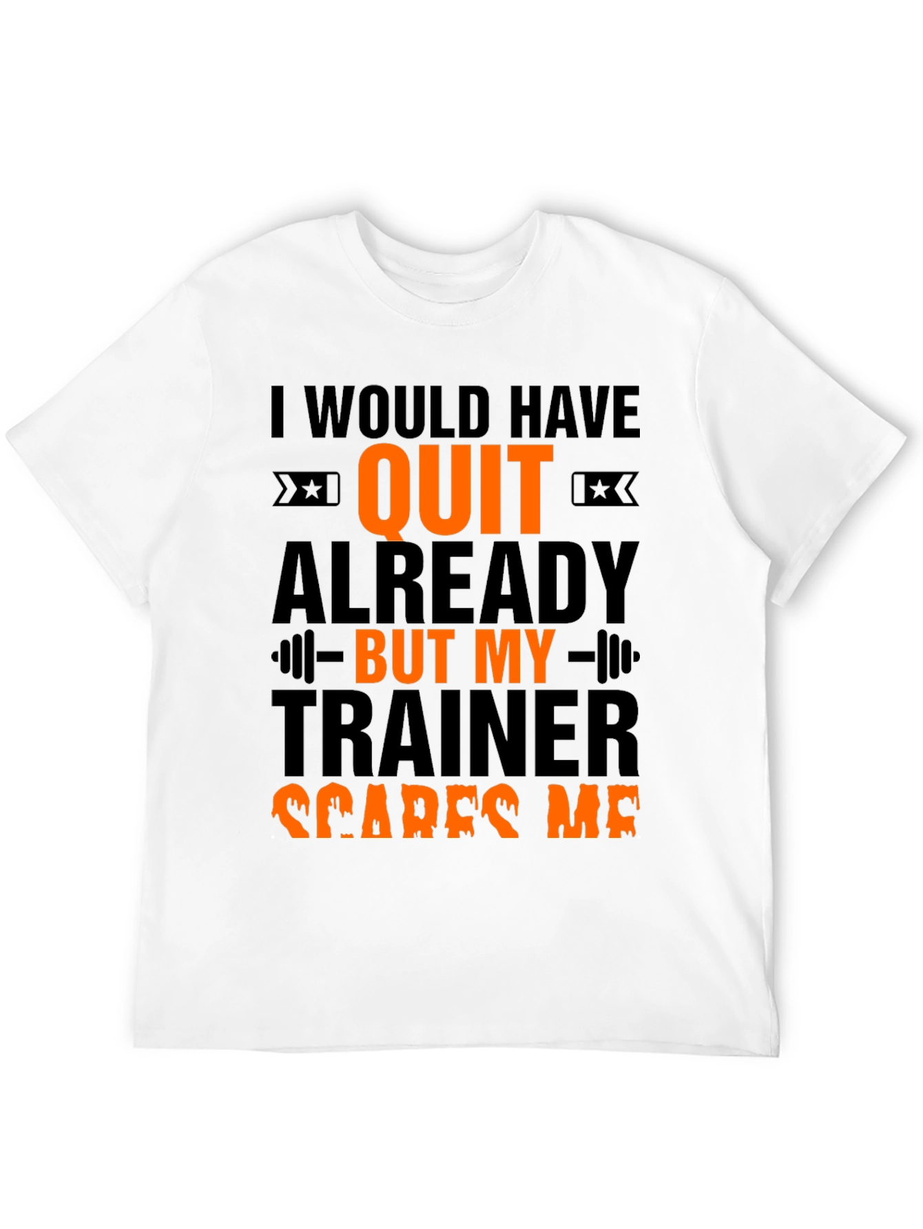 Camiseta Deportiva: Mi Entrenador Asusta